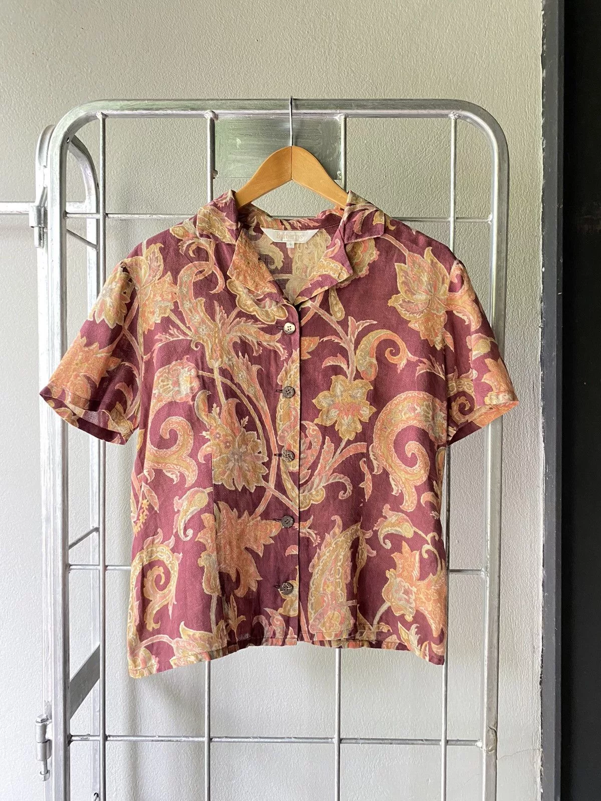 Burberry Button Ups Burberry vintage floral print blouse Multi