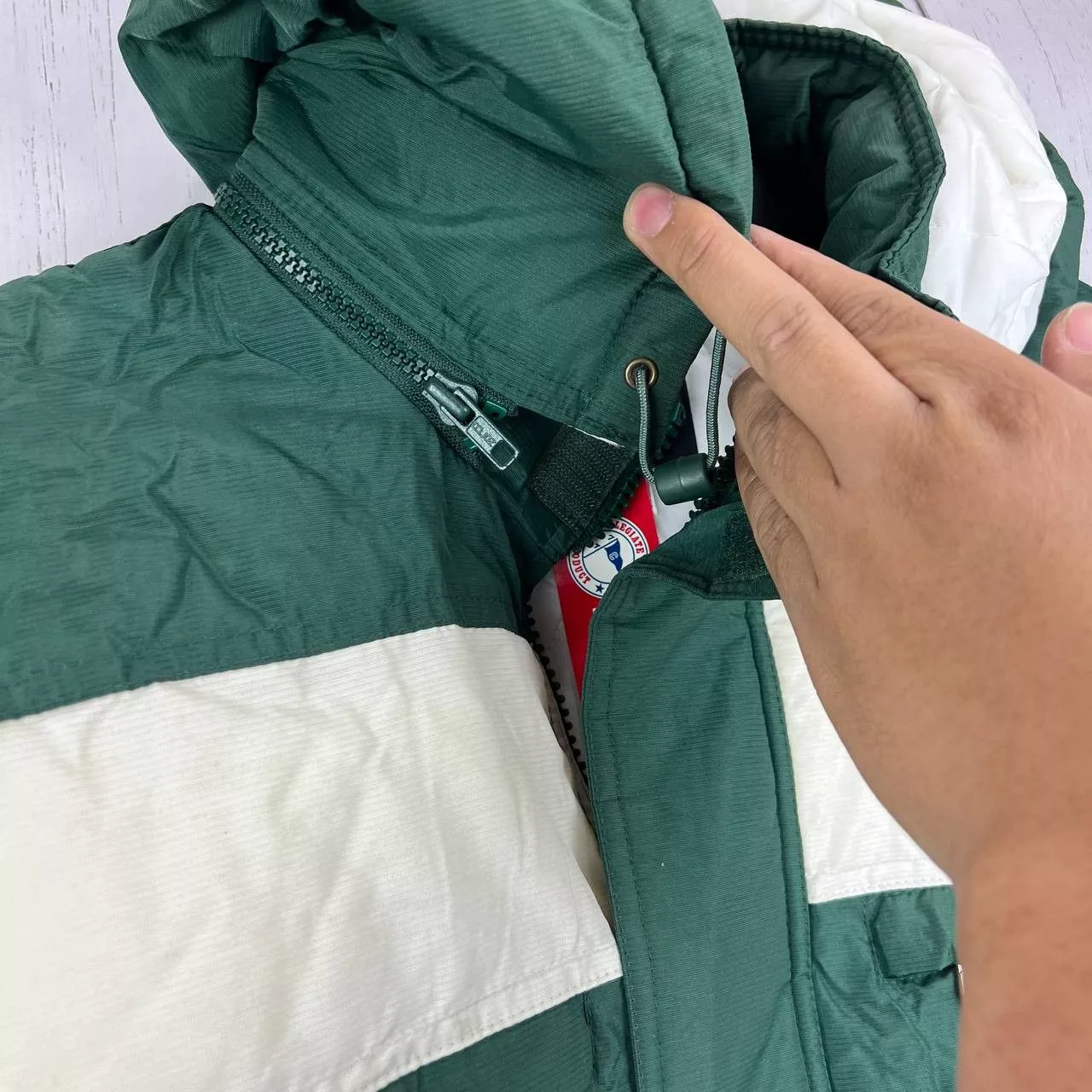 Puma Heavy Coats Puma Michigan State Spartans L NCAA Puffer Jacket Removable Hood Green