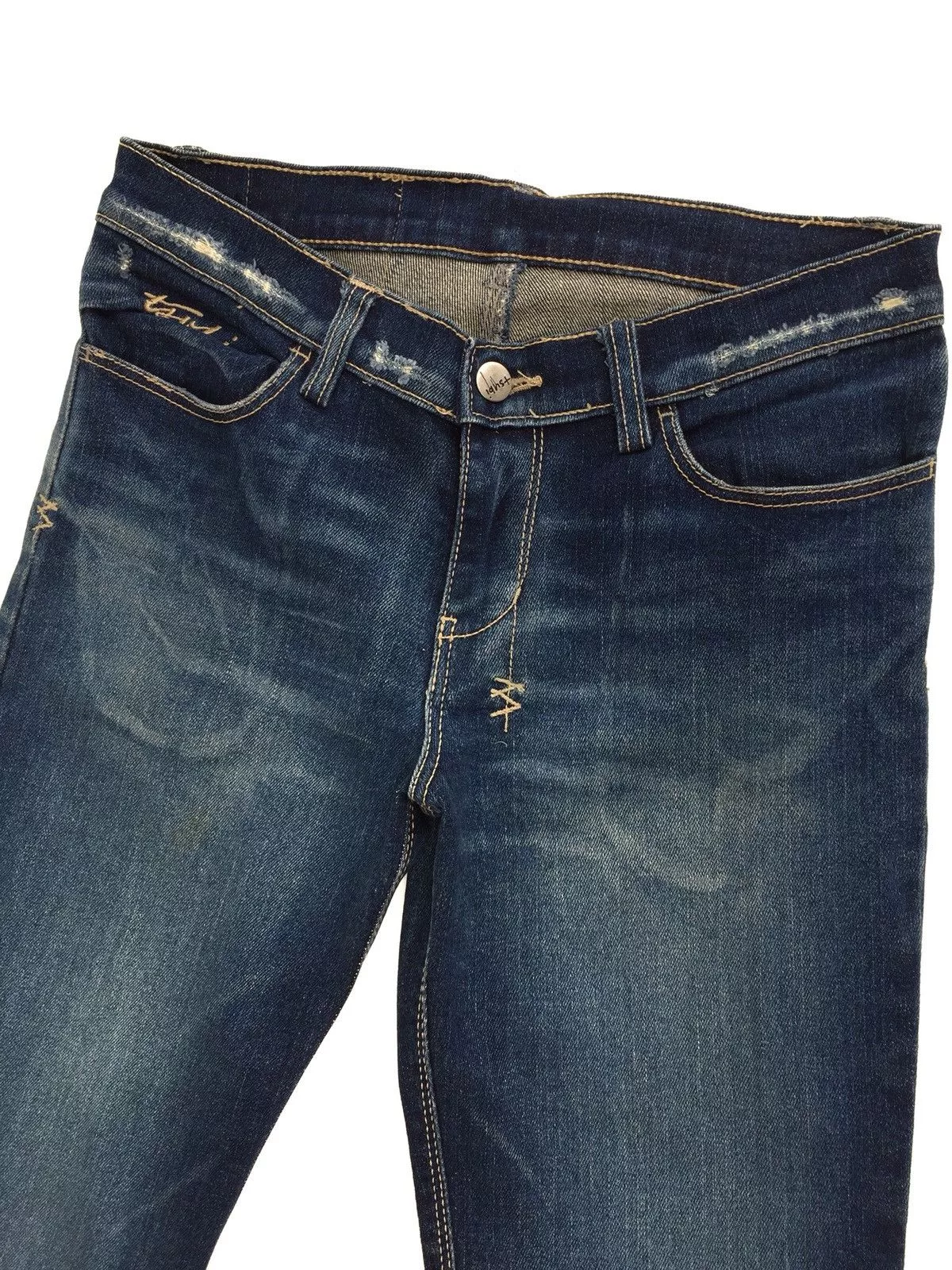 Ksubi Denim KSUBI Distressed Rip Van Winkle Jeans Blue