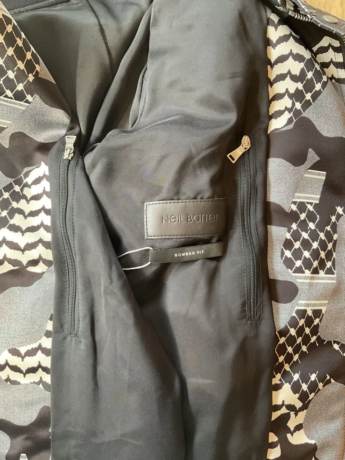 Neil Barrett Bombers Neil Barrett Multi Camo Bomber Size S Black