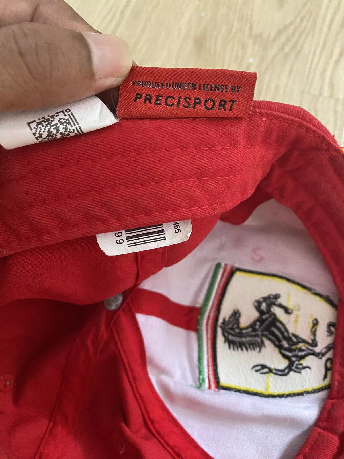 Ferrari Hats Ferrari × Vintage Vintage Ferrari Scuderia Official License Product Red