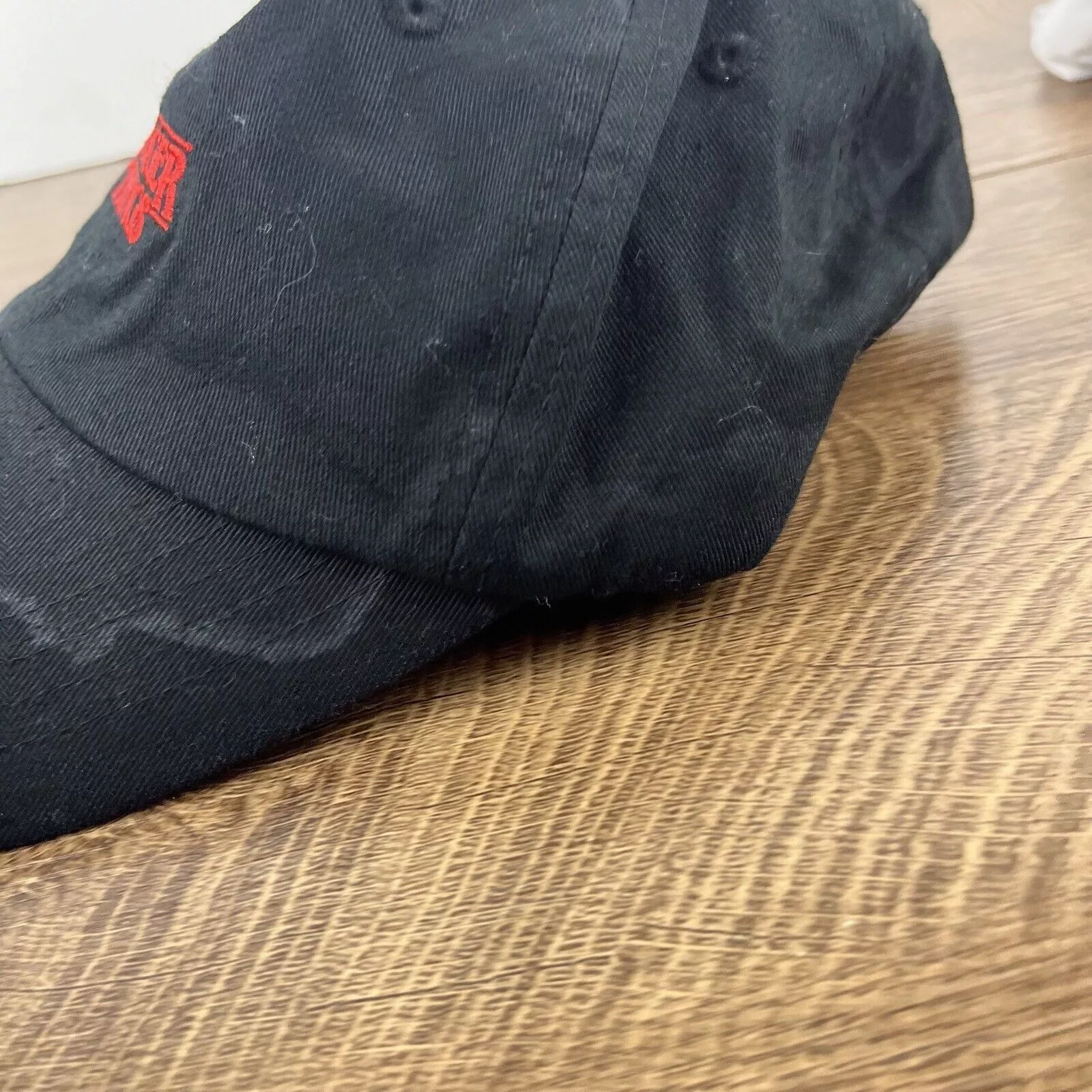 Other Hats Other Stranger Things Hat Black Adjustable Hat Black Stranger Thin