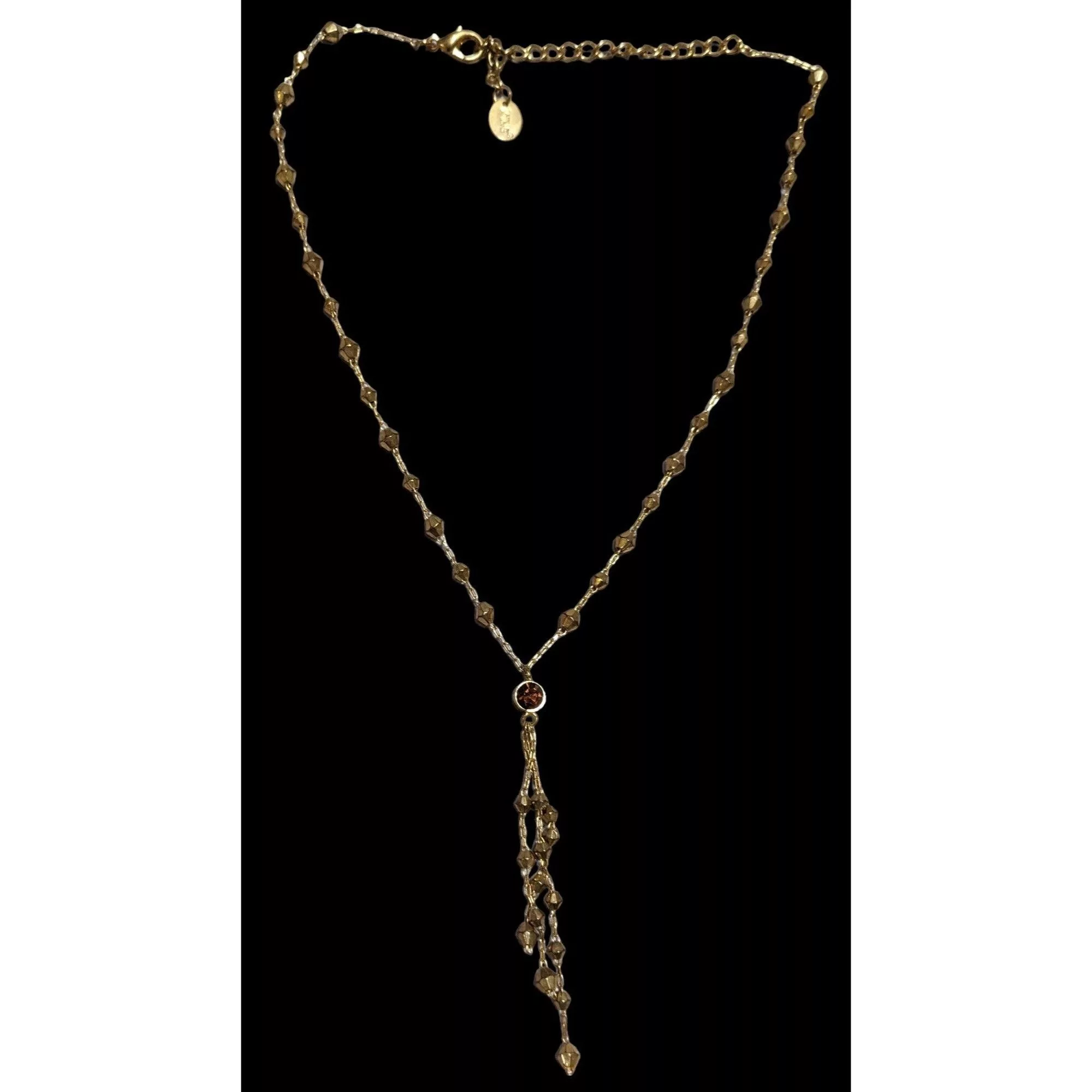 Other Necklaces Other Y2K Icing Gold Beaded Tassel Necklace