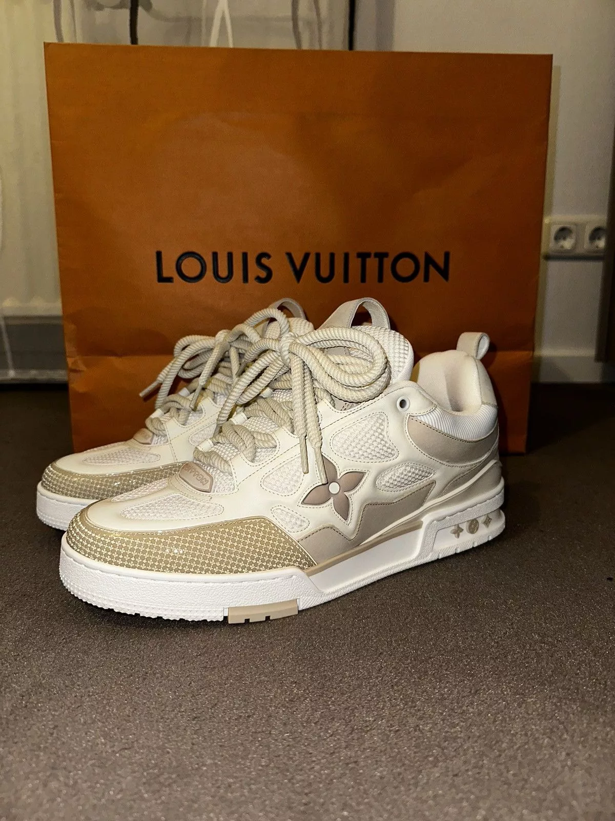 Louis Vuitton Low Top Sneakers Louis Vuitton Skate Sneaker Beige
