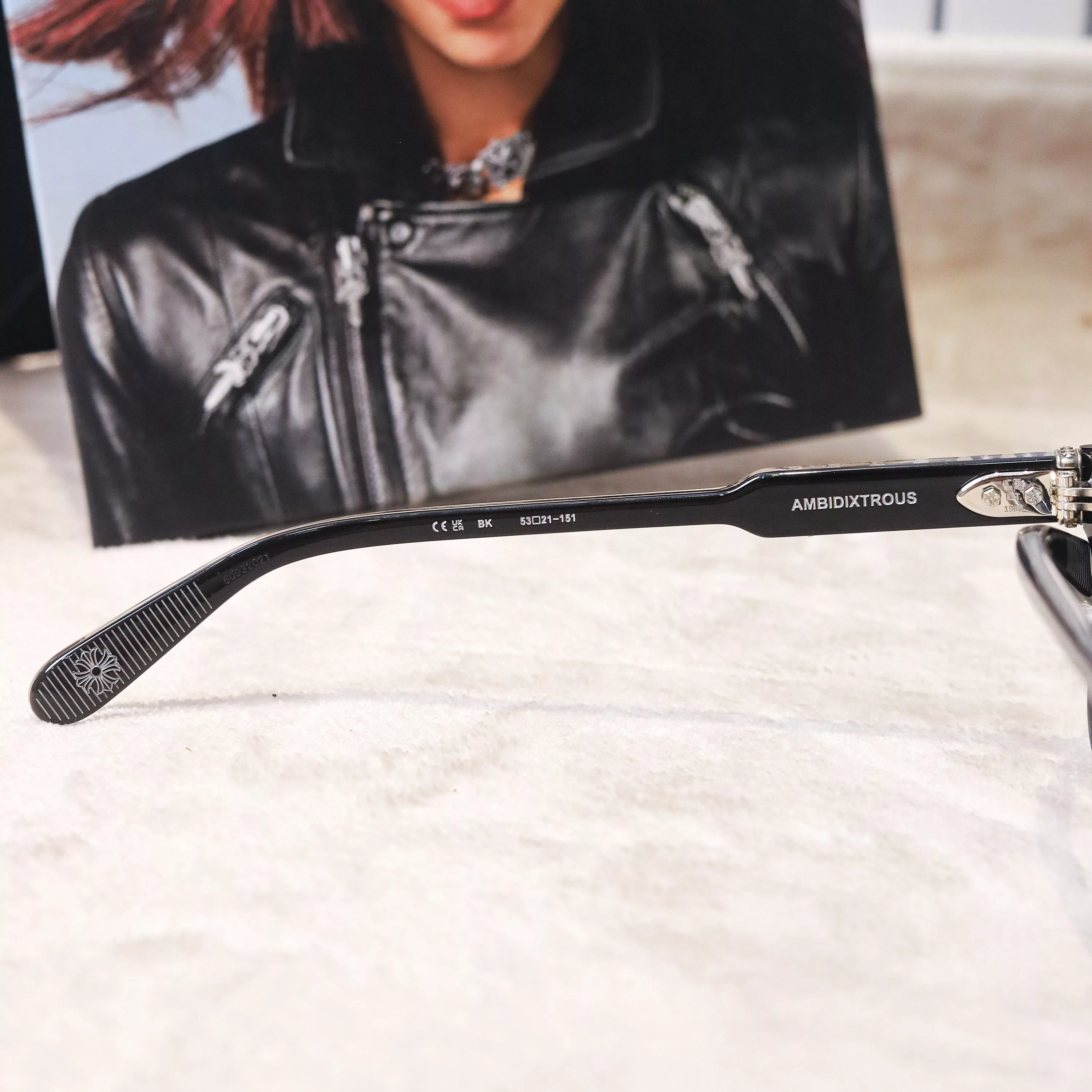 Chrome Hearts Glasses CHROME HEARTS Ambidixtrous BLACK