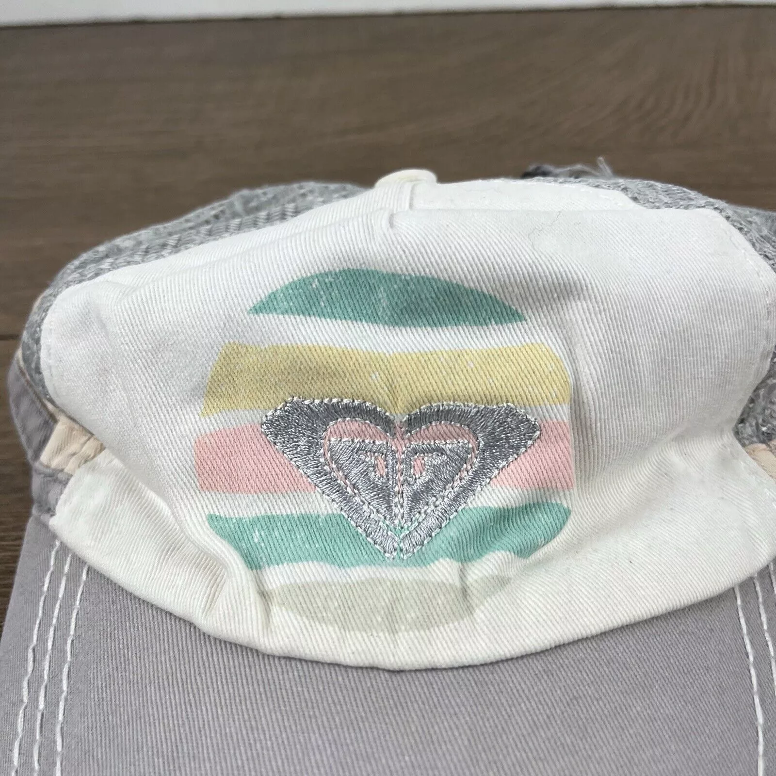 Other Hats Other Roxy Gray Hat ROXY Adjustable Hat White Adjustable Hat White