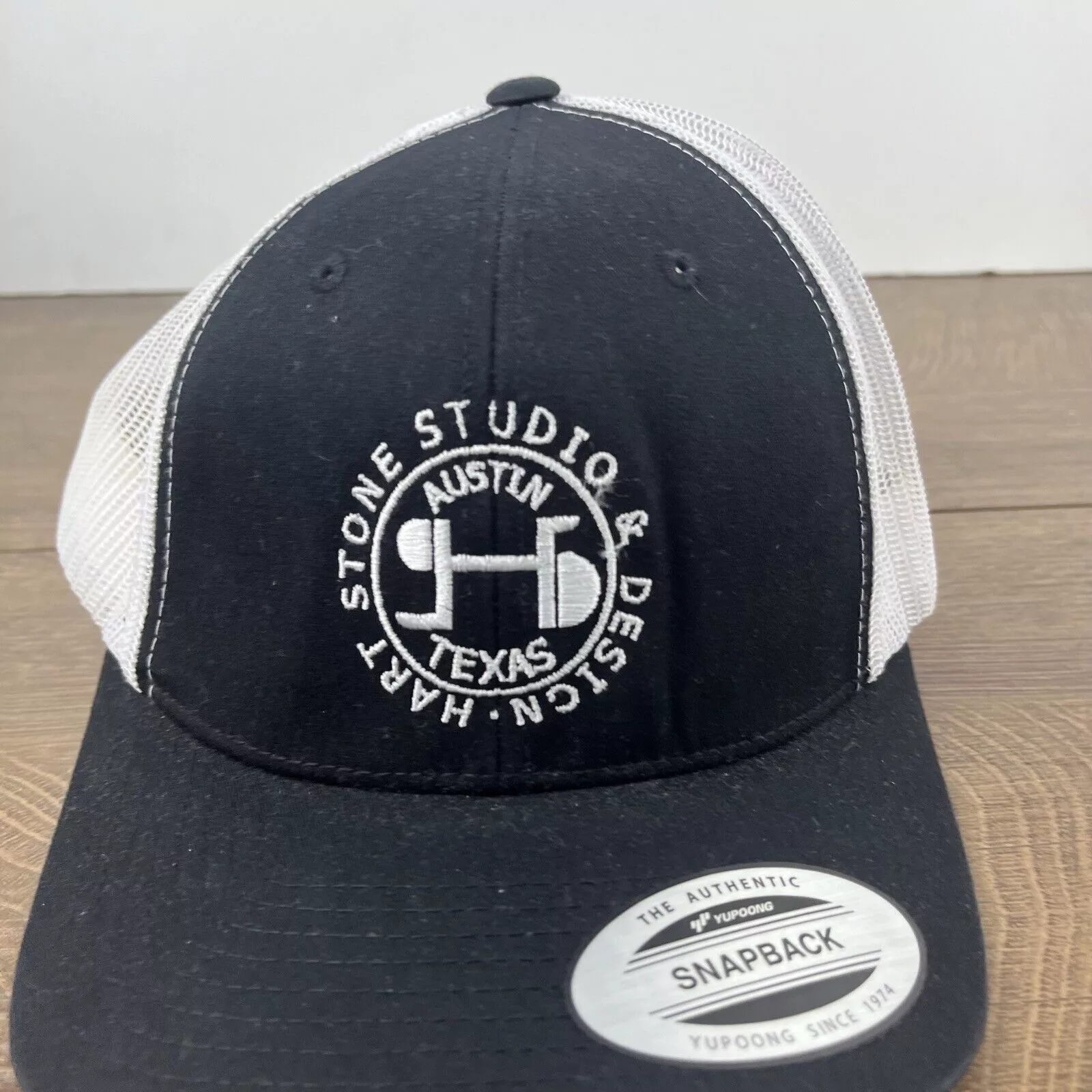 Other Hats Other Hart Stone Studio & Design Snapback Hat Black Hat Adjustable