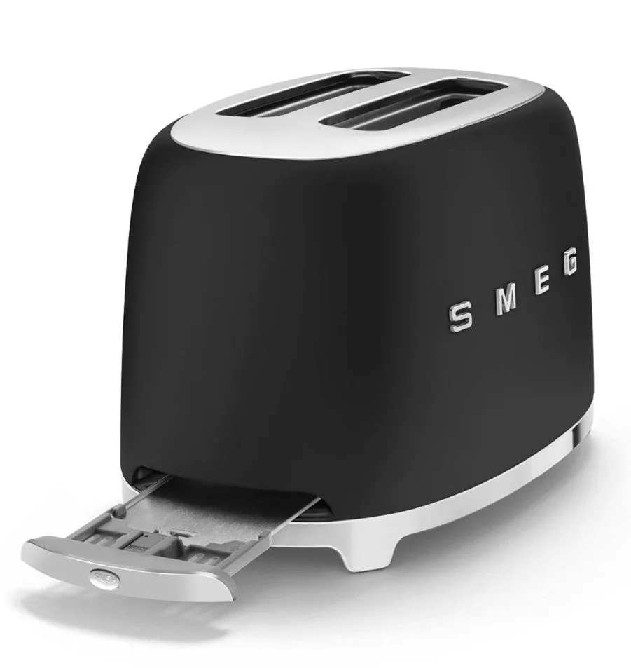 Matte Black 2 Slice Toaster