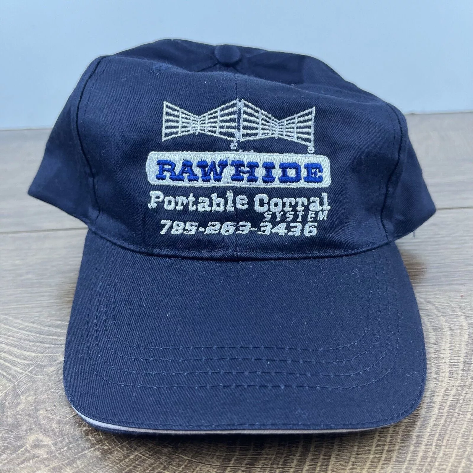Other Hats Other Rawhide Portable Corral Hat Blue Cap Hat Adjustable Hat Blue