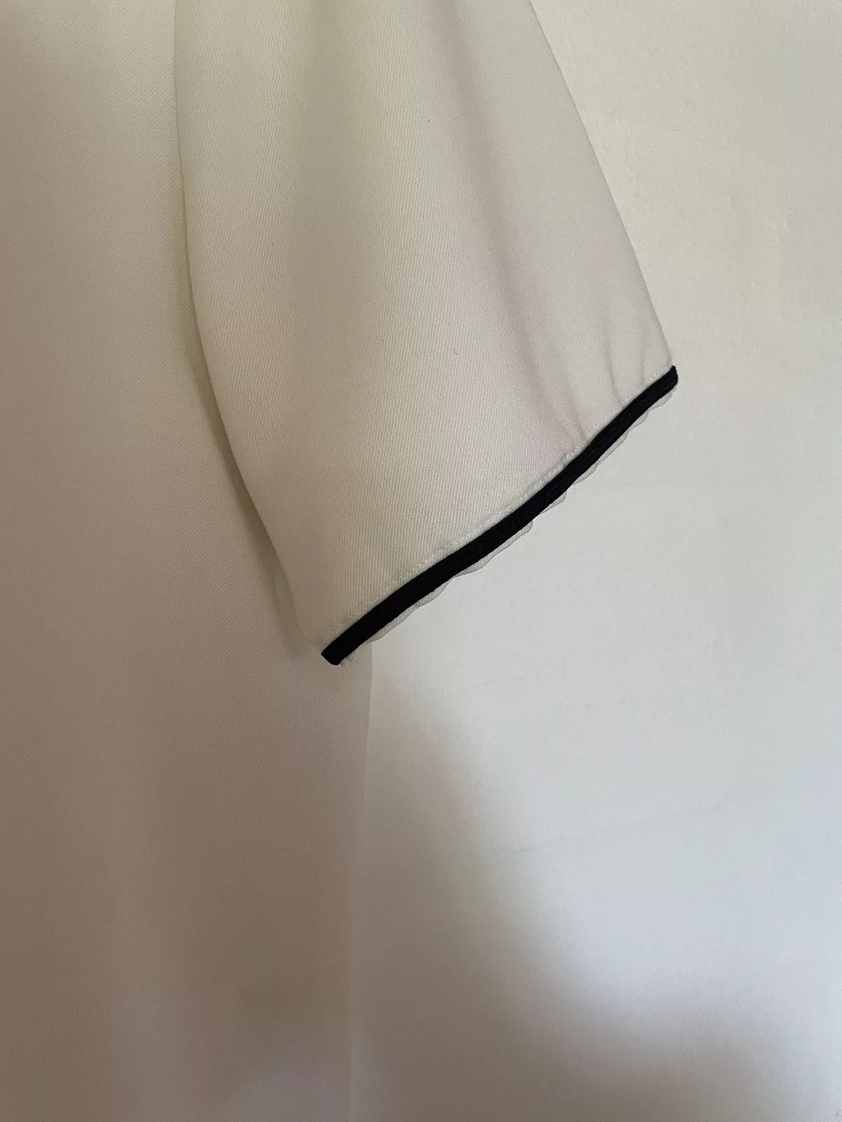Sandro Shirts Button Ups Sandro Baseball Jersey White