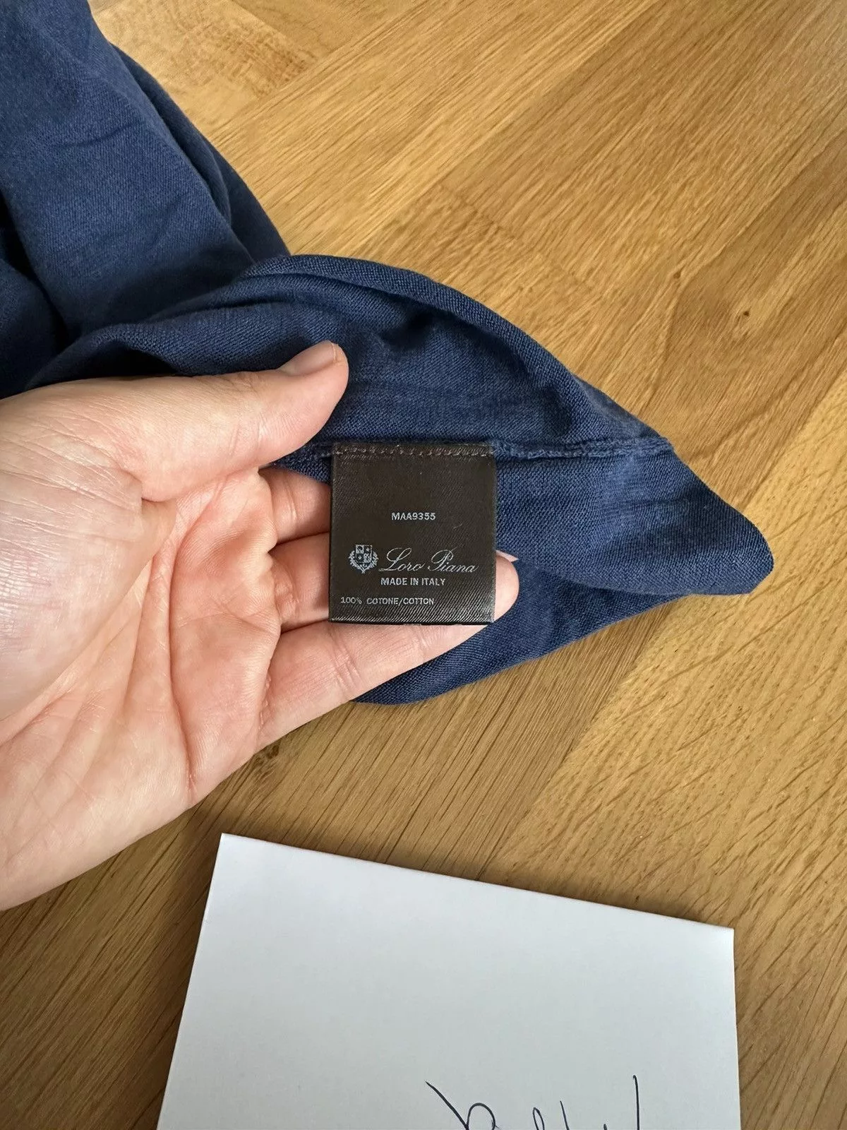 Loro Piana Polos Loro Piana Polo Buttonless Blue