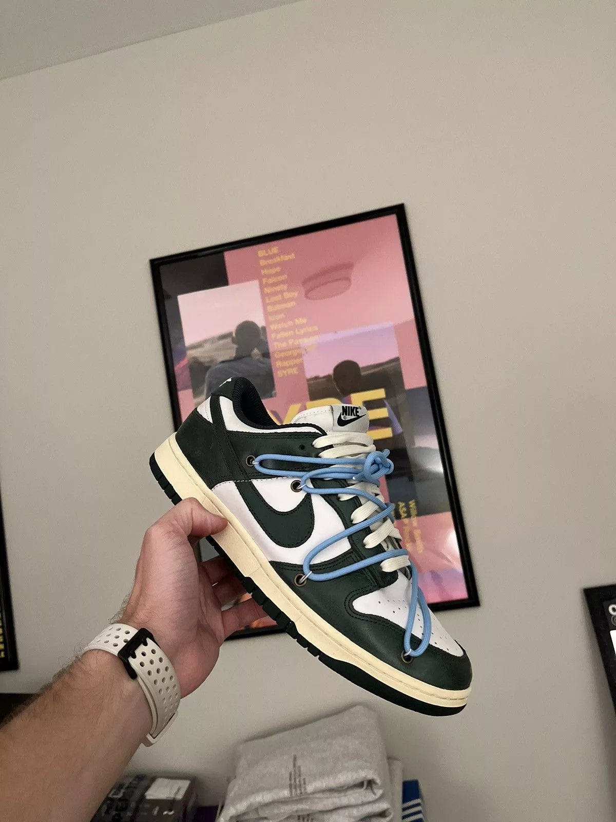 Nike Low Top Sneakers CUSTOM NIKE DUNK Green