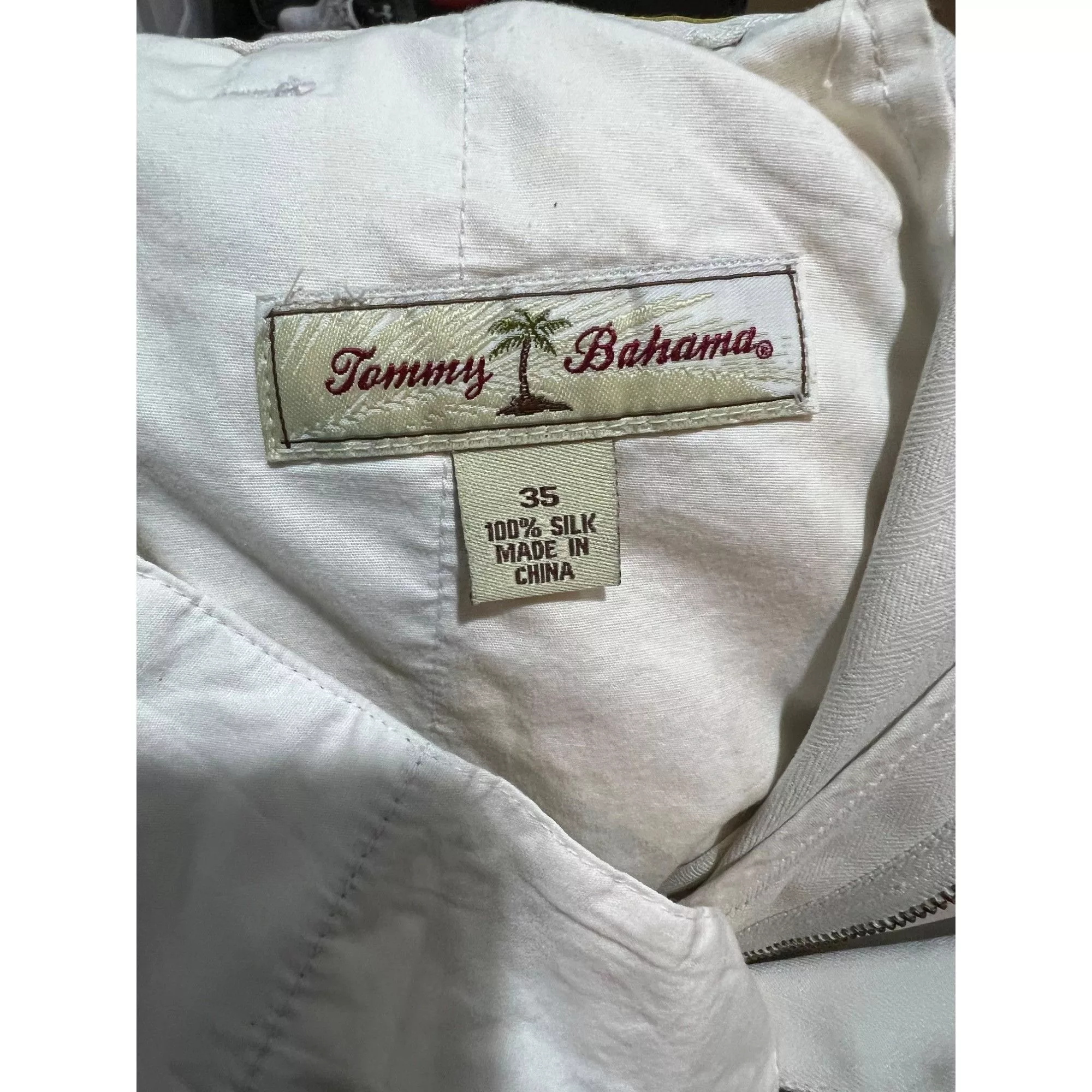 Tommy Bahama Shorts Tommy Bahama Linen Blend White Shorts - Size 38
