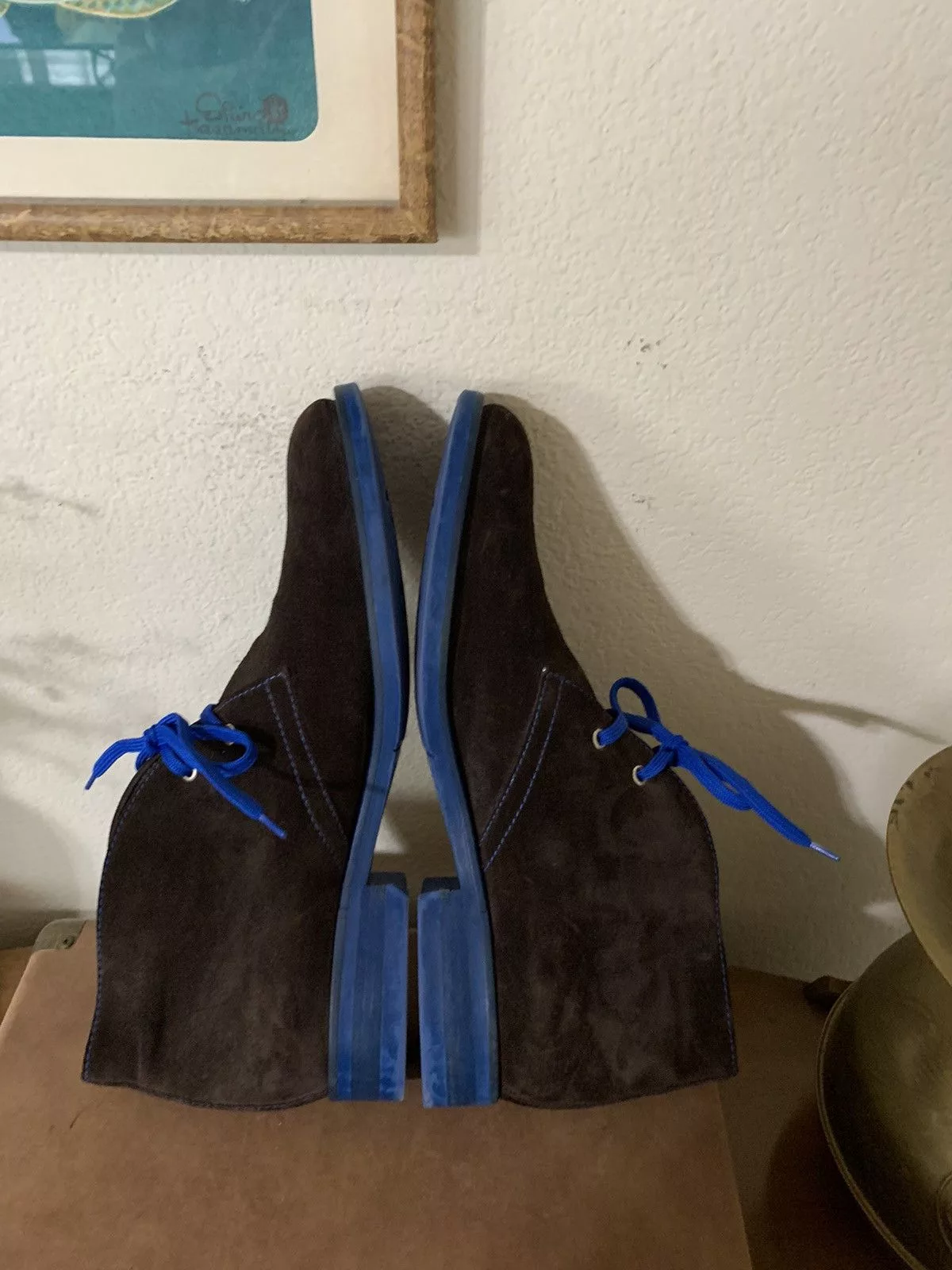 Donald Pliner Boots Donald Pliner ELIO Suede Chukka boots Brown Luxury