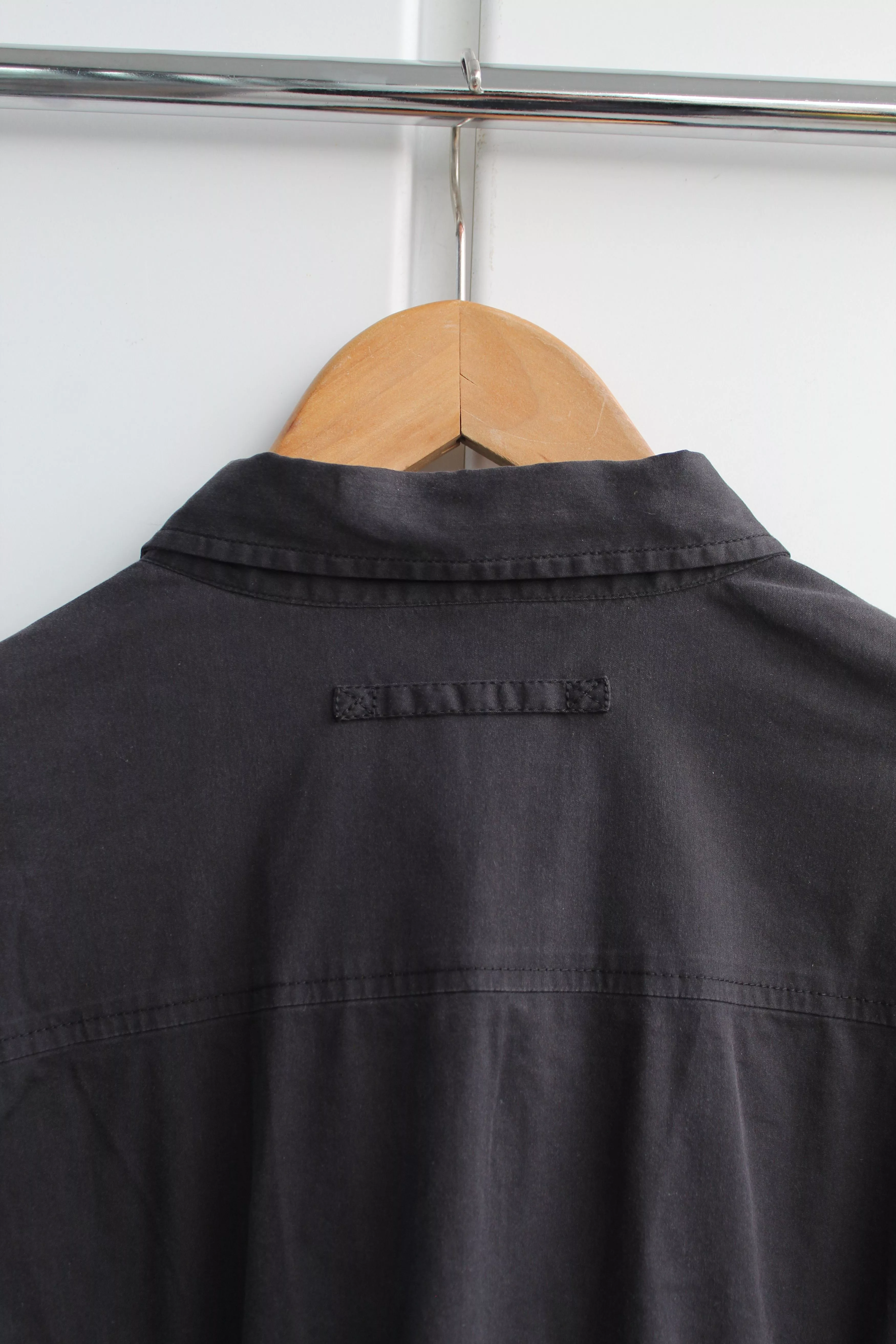 Prada Shirts Button Ups Prada Black Collar Shirt