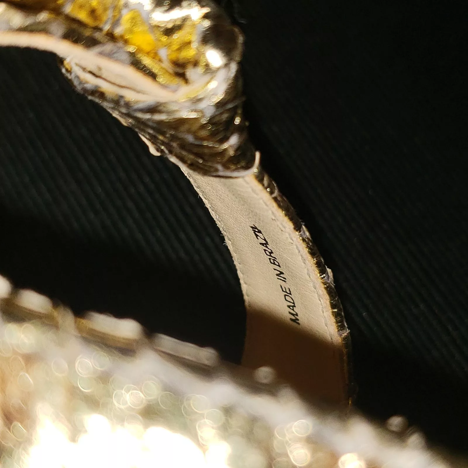 Alexandre Birman Heels $795 List Alexandre Birman Gold toned python spike heels