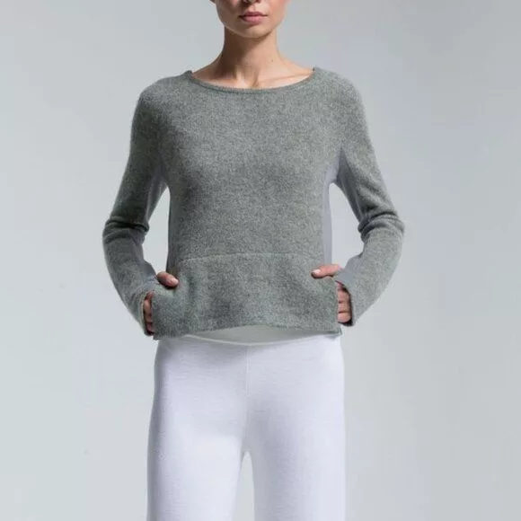 Designer Sweaters Designer NFP Boiled Merino Wool Strap Convertible Cut Out Sweater Cag Multi Streetwear