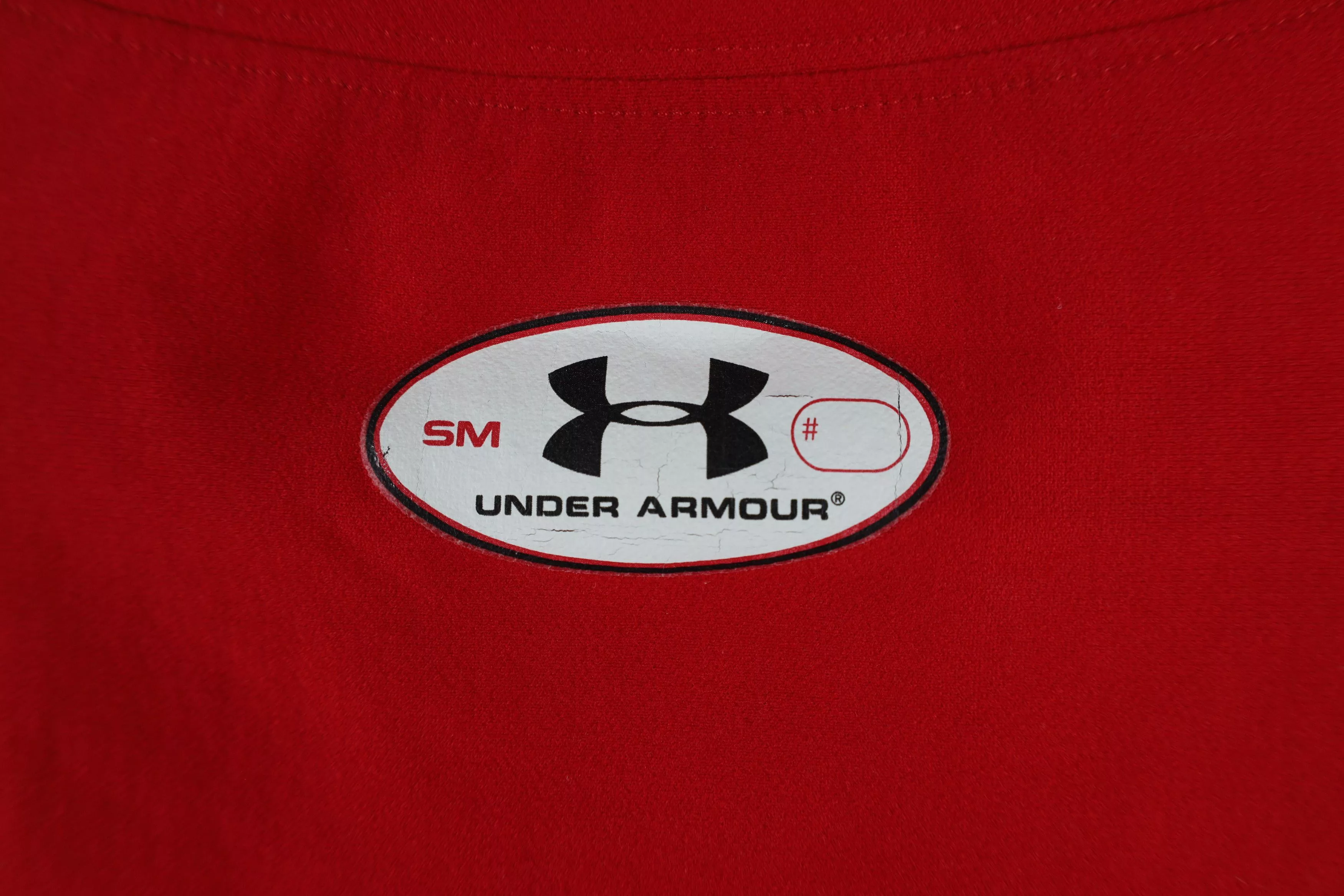 Under Armour Long Sleeve T Shirts Under Armour × Vintage Under Armour Compression Mock Neck Long Sleeve T-Shirt Red