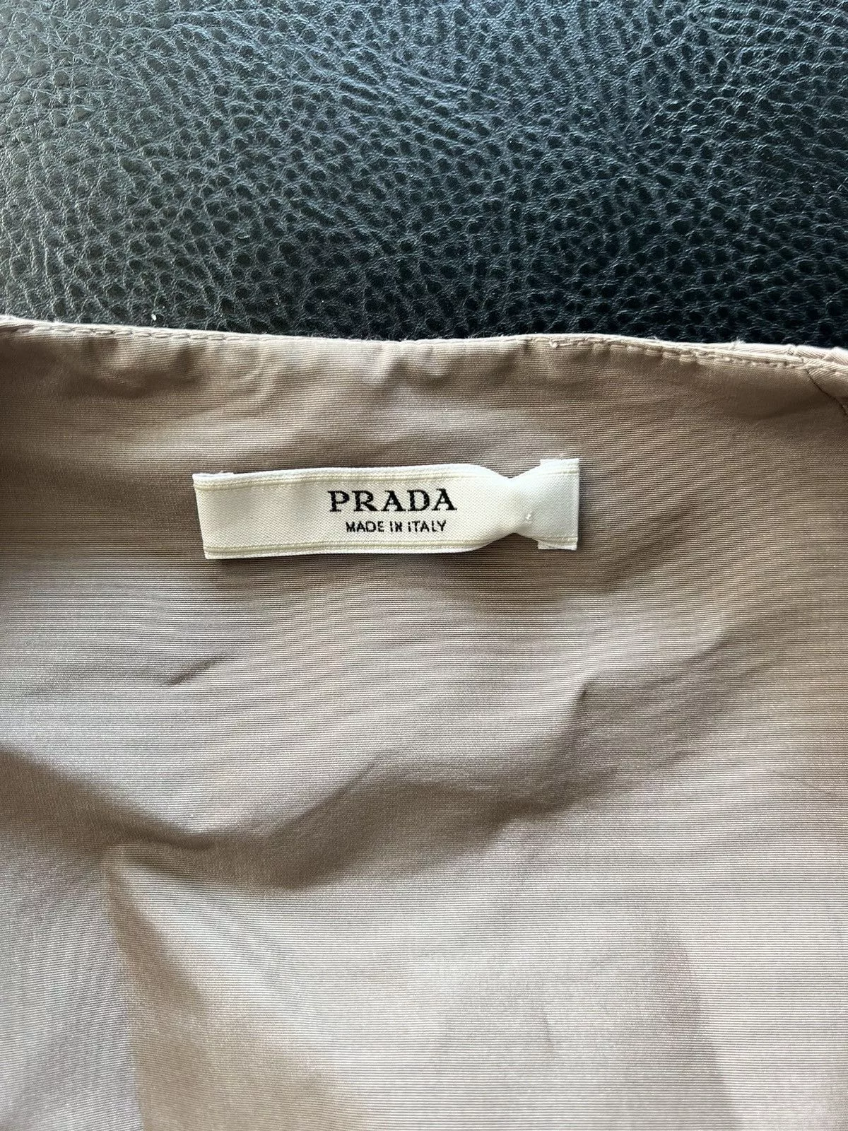 Prada Jackets Prada FW08 Cropped Silk and Nylon Jackets Beige