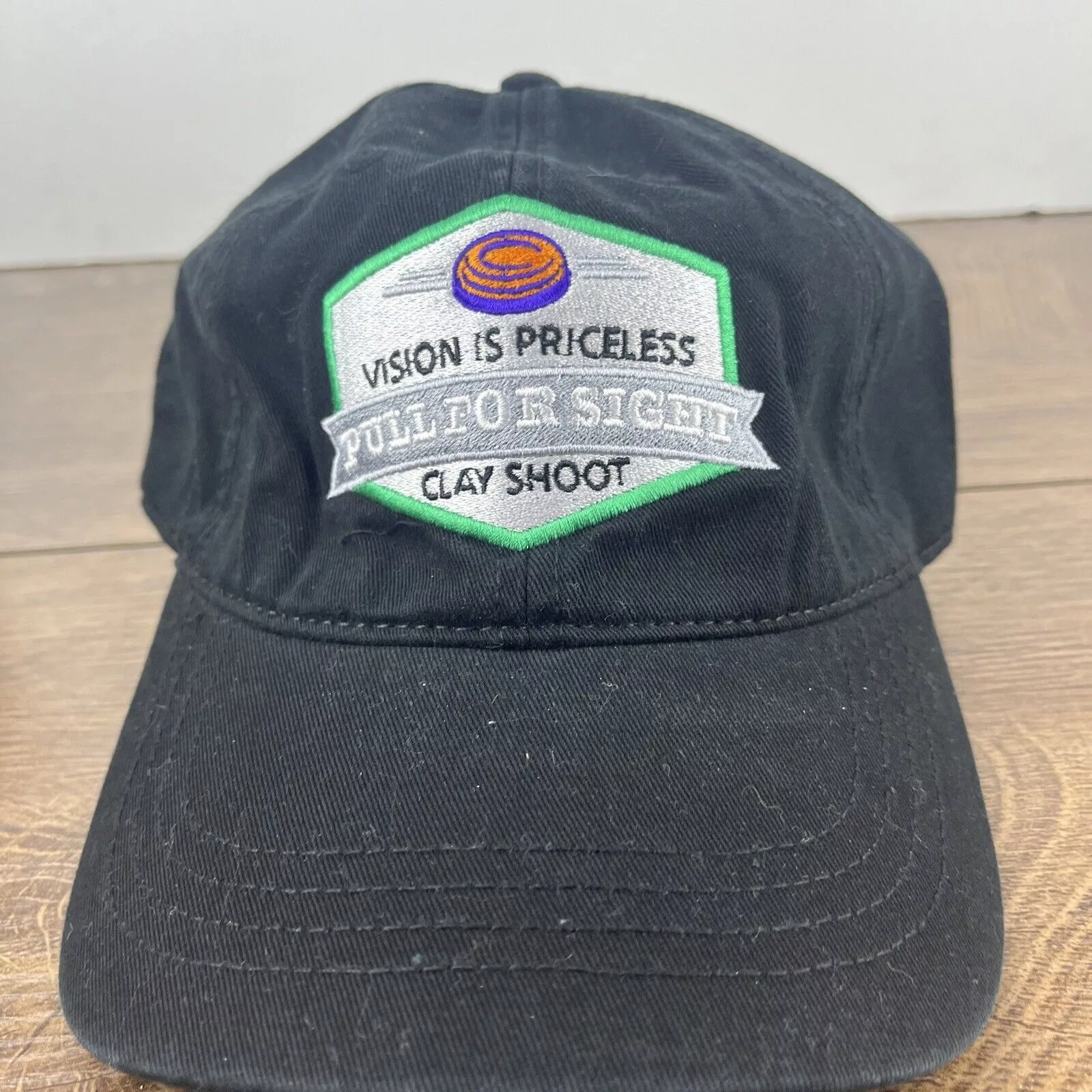 Other Hats Other Pull For Sight Clay Shoot Hat Black Hat Adjustable Adult Siz