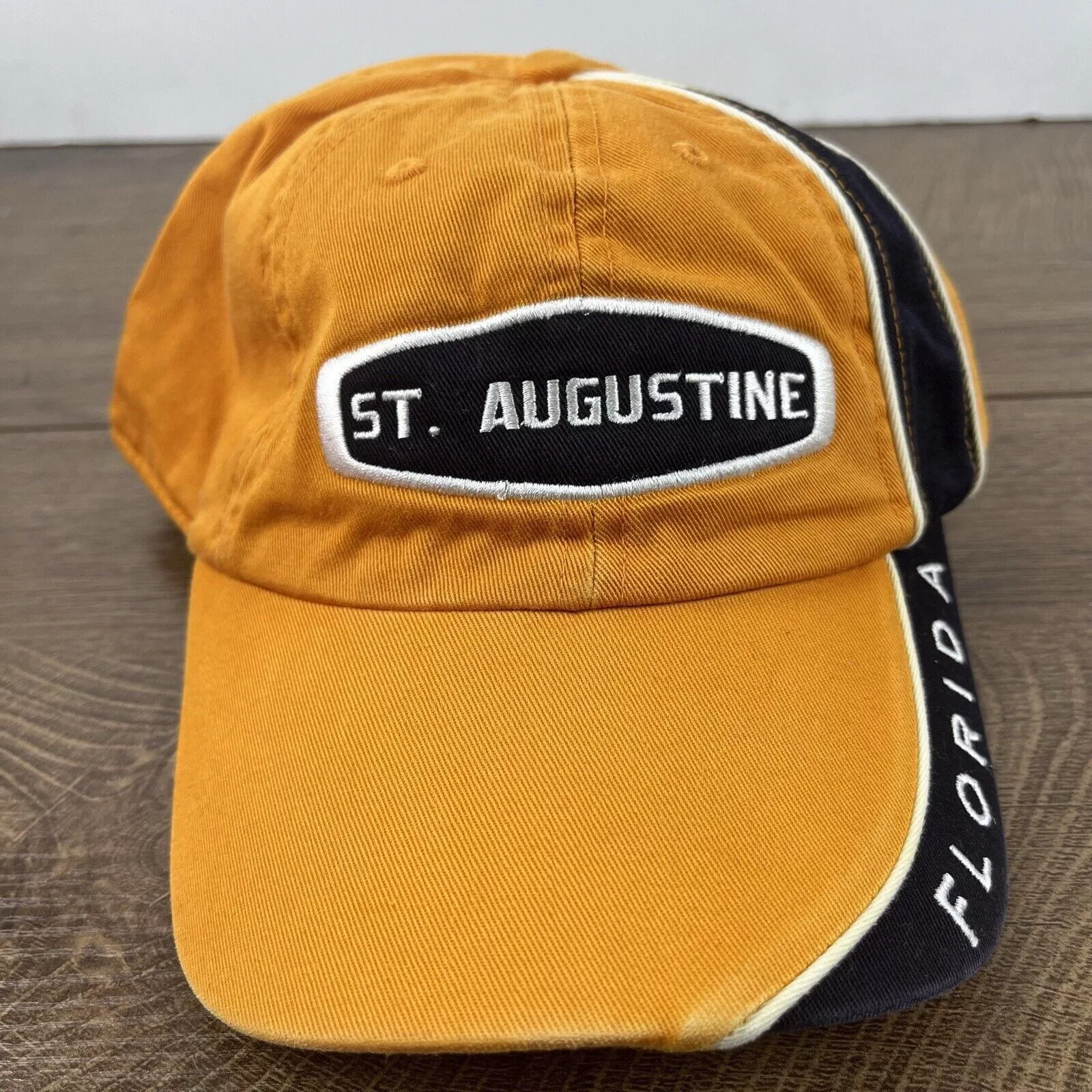 Other Hats Other St. Augustine Hat Florida Adjustable Hat Orange Adjustable H