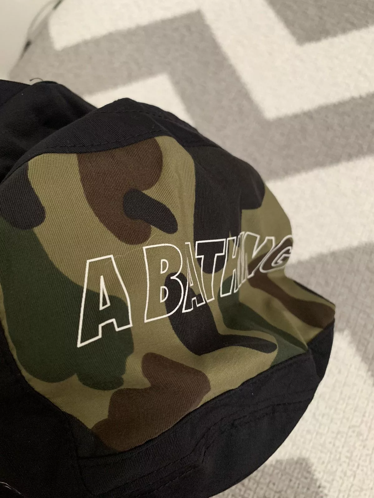 Bape Hats Bape 1st Camo Jet Cap Black