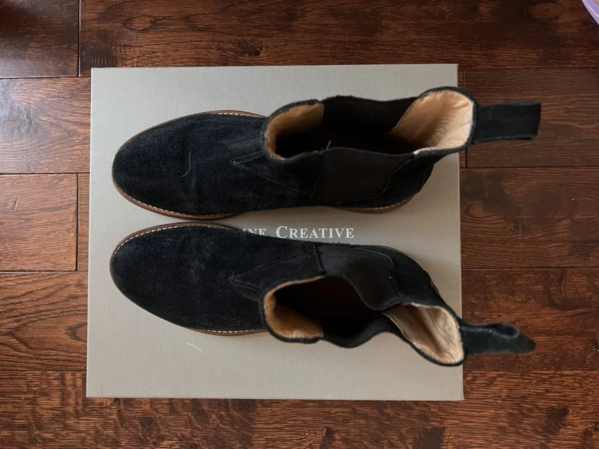 Represent Clo. Boots Represent Clo. Represent Black Suede Chelsea Boot