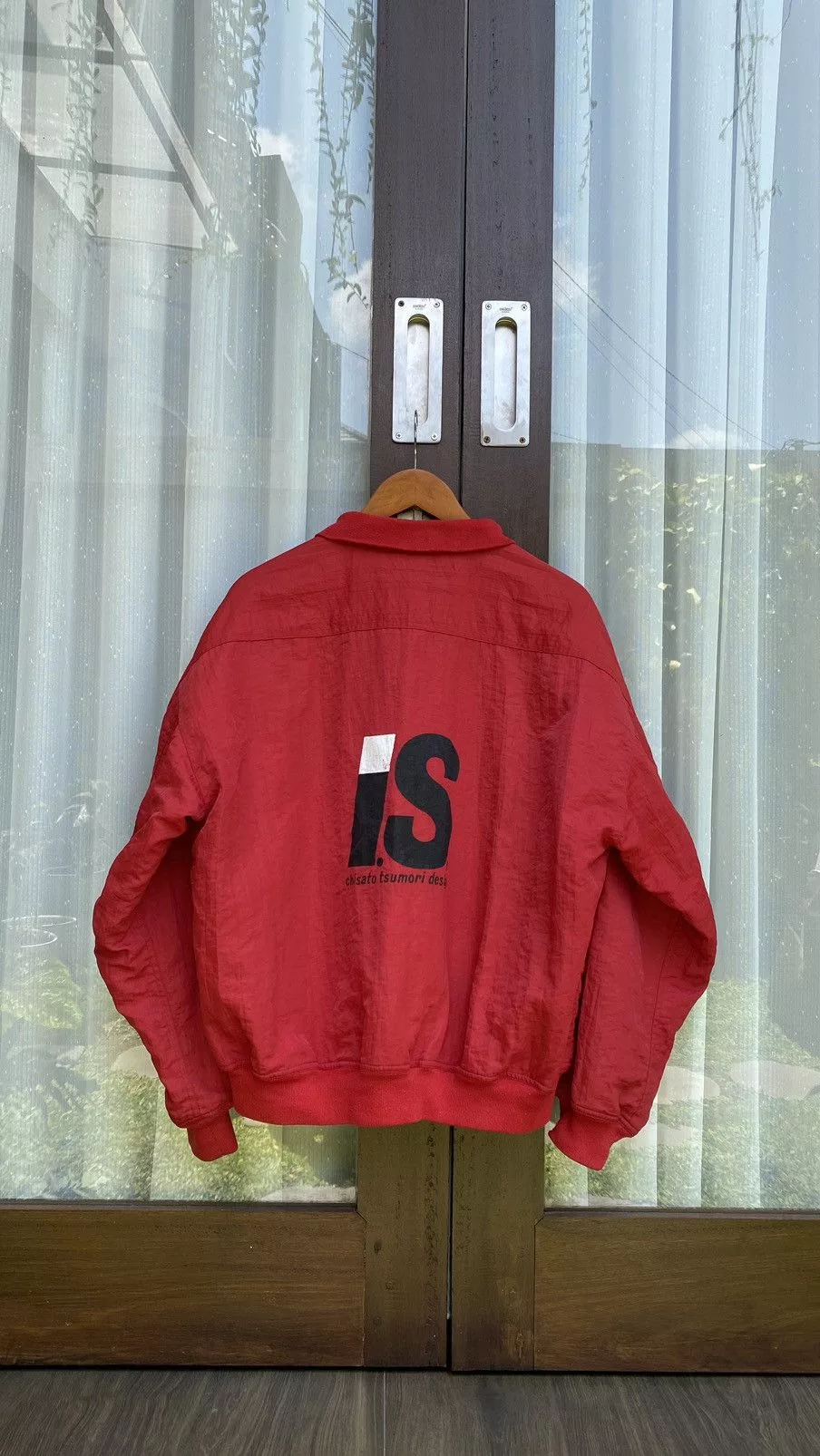 Issey Miyake Bombers Issey Miyake × Japanese Brand × Vintage Vintage 80’s Issey Miyake Chisato Tsumori Bomber Jacket Red