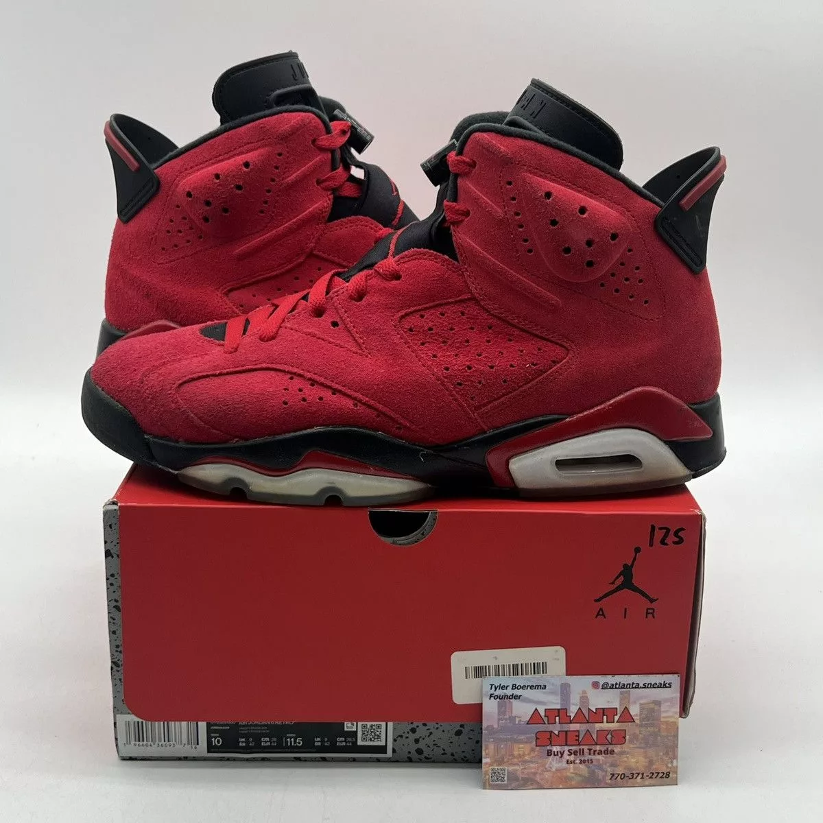 Jordan Brand Hi Top Sneakers Jordan Brand Air Jordan 6 Toro bravo Red