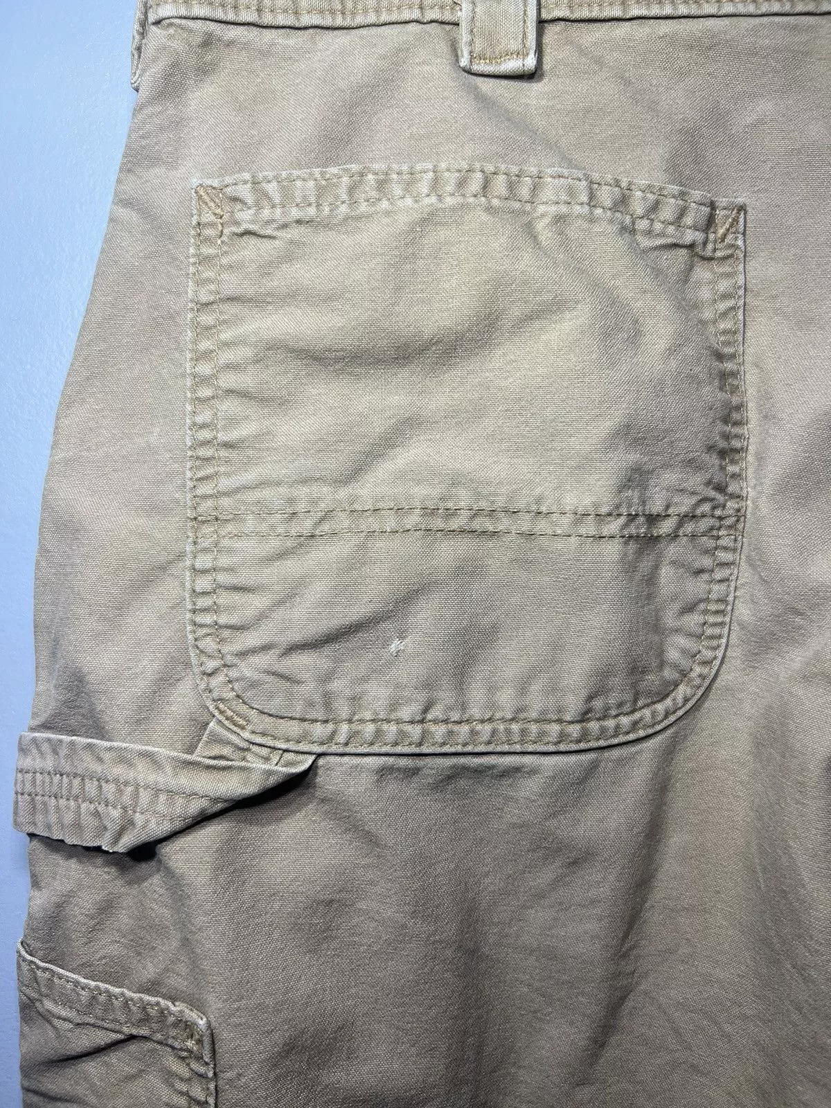 Carhartt Casual Pants Carhartt × Vintage Vintage dungaree fit khaki carhartt jeans workwear Brown Streetwear