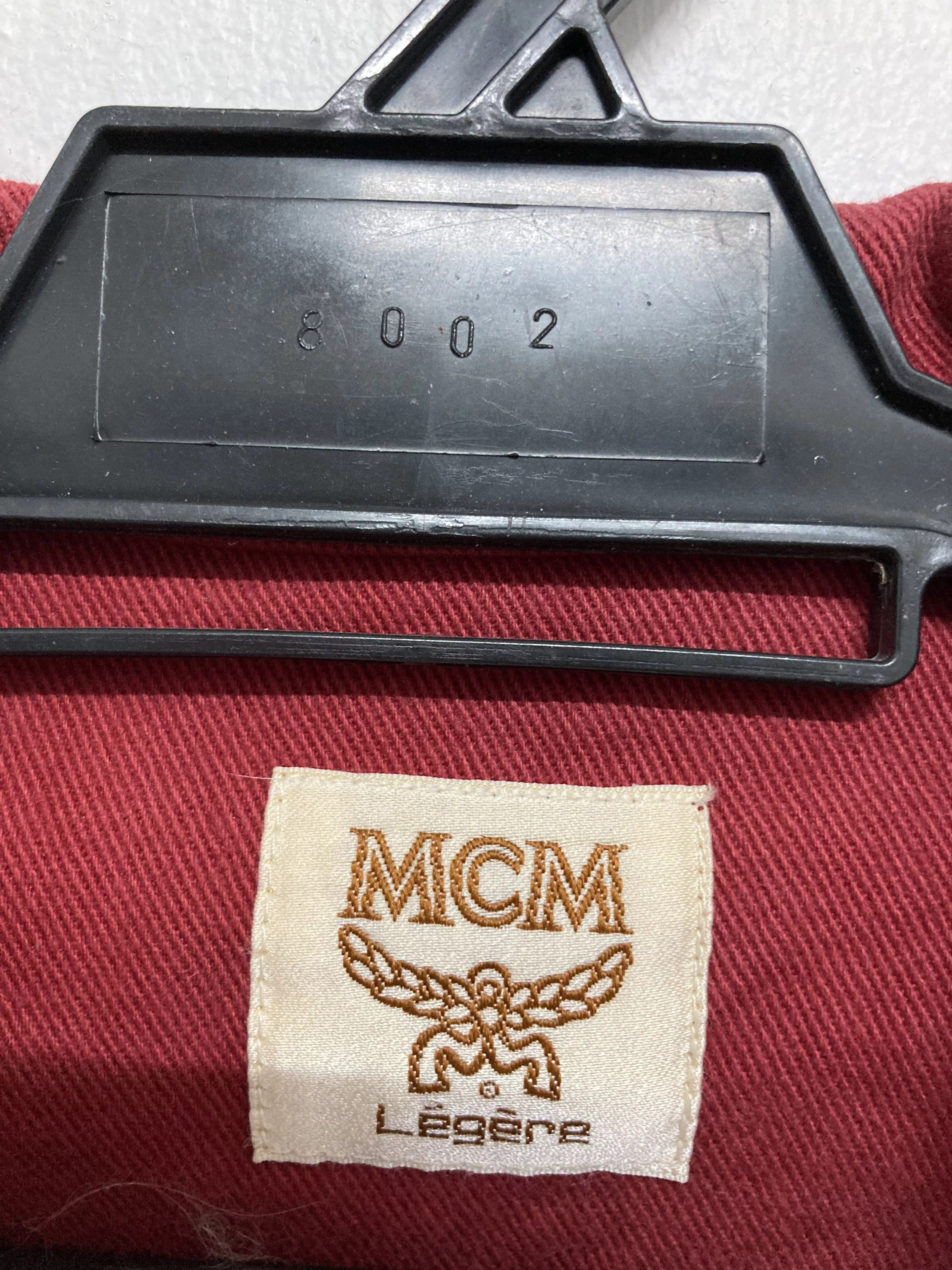 MCM Denim Jackets MCM Denim Jacket Truckle Red
