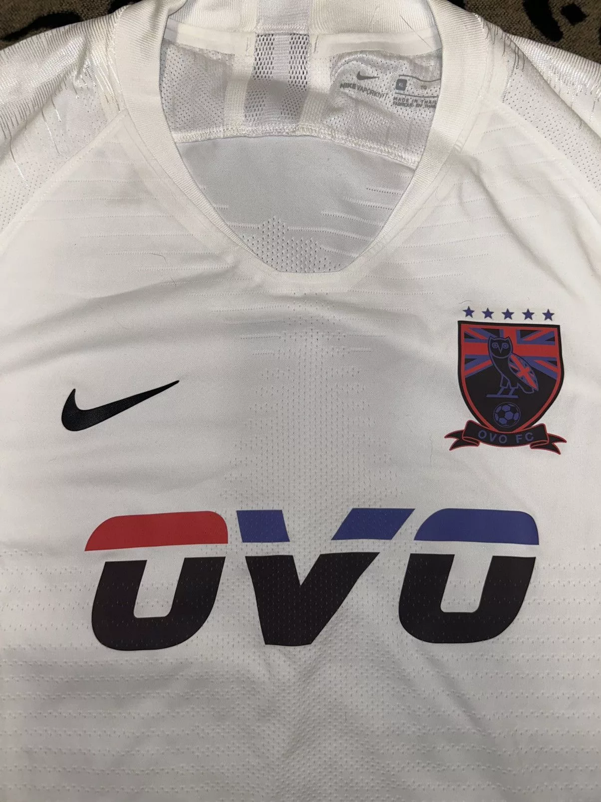 Drake Jerseys Nike x Drake Unreleased Vaporknit Soccer Jersey White
