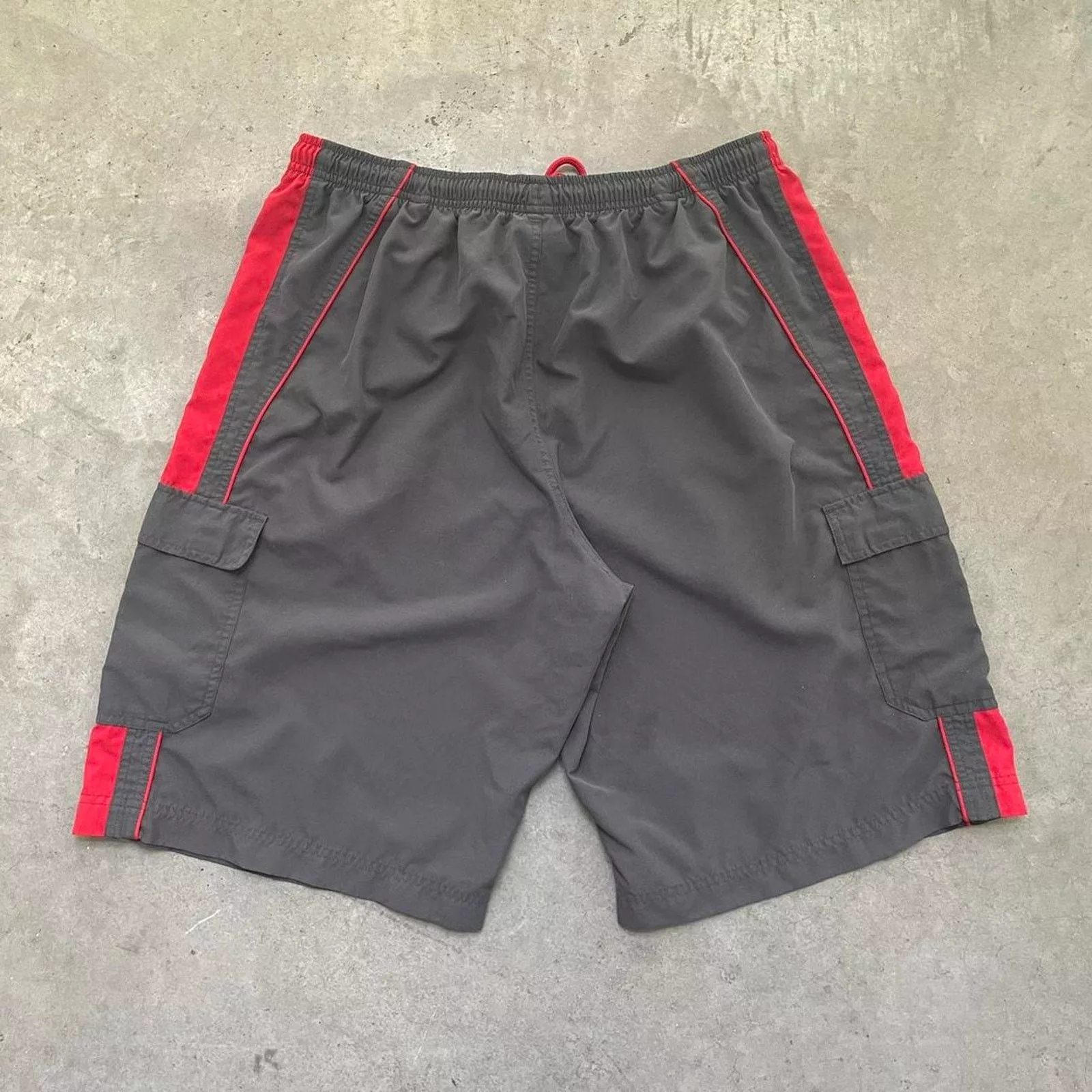 Nike Shorts Nike Charcoal/Red Swim Shorts Gray