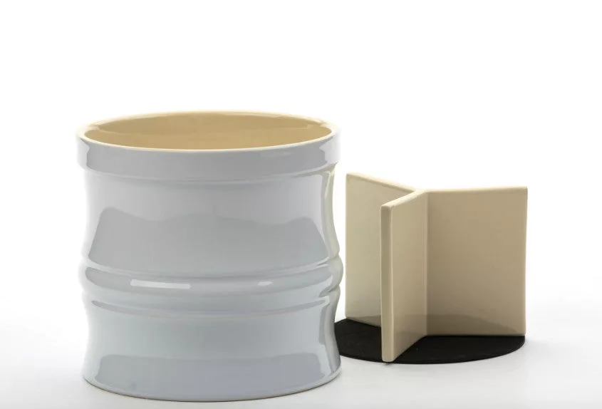 Oversize White Tool Crock