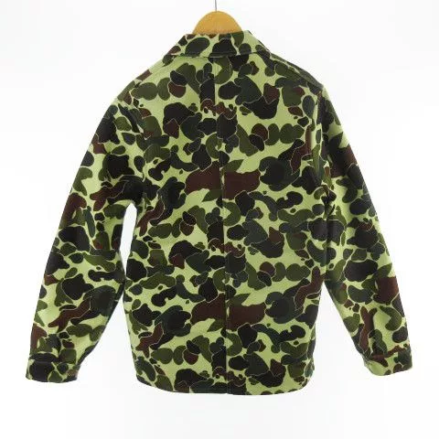 Junya Watanabe Light Jackets Junya Watanabe Jacket Camouflage Pattern Cotton Green
