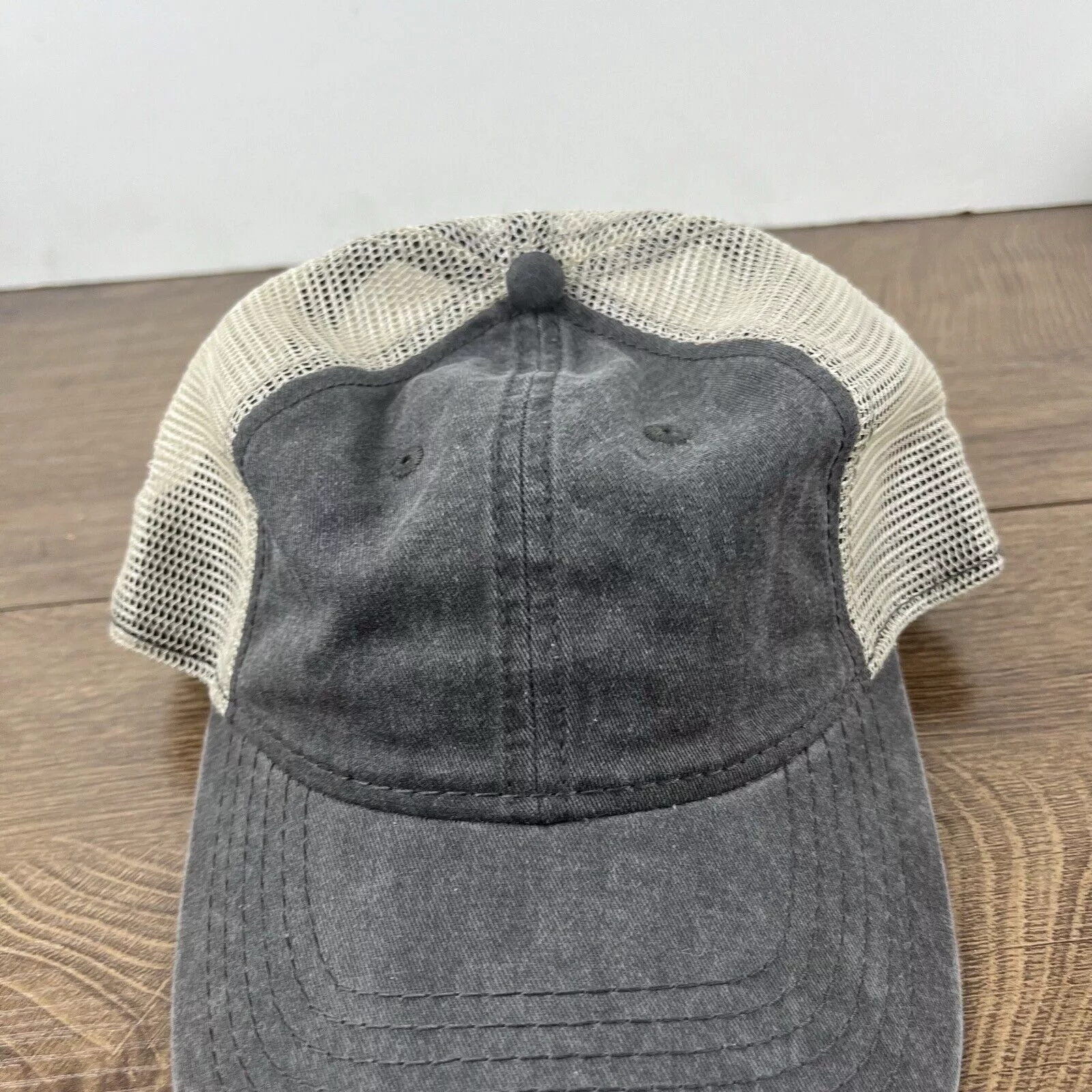Other Hats Other Plain Gray Baseball Hat Cap Snapback Hat Gray Adjustable Hat
