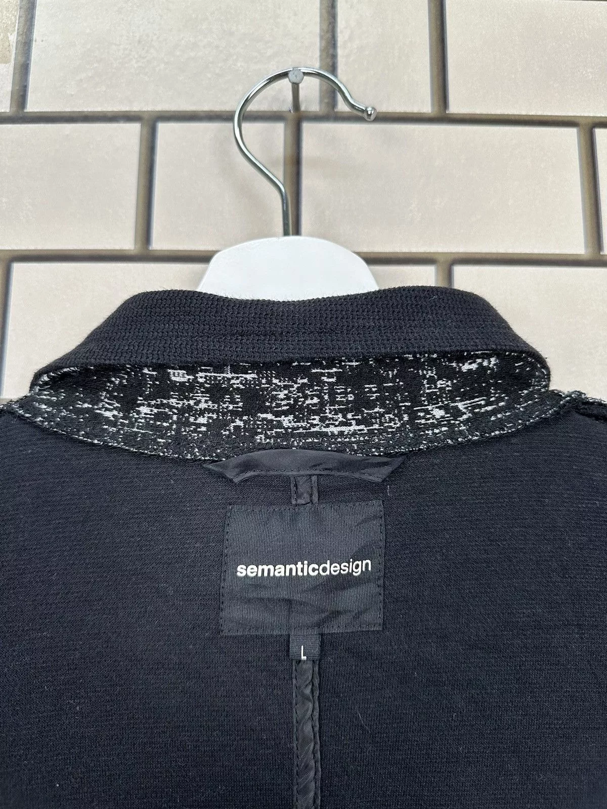 semanticdesign Light Jackets semanticdesign Semantic Design Nice Design Jacket Black