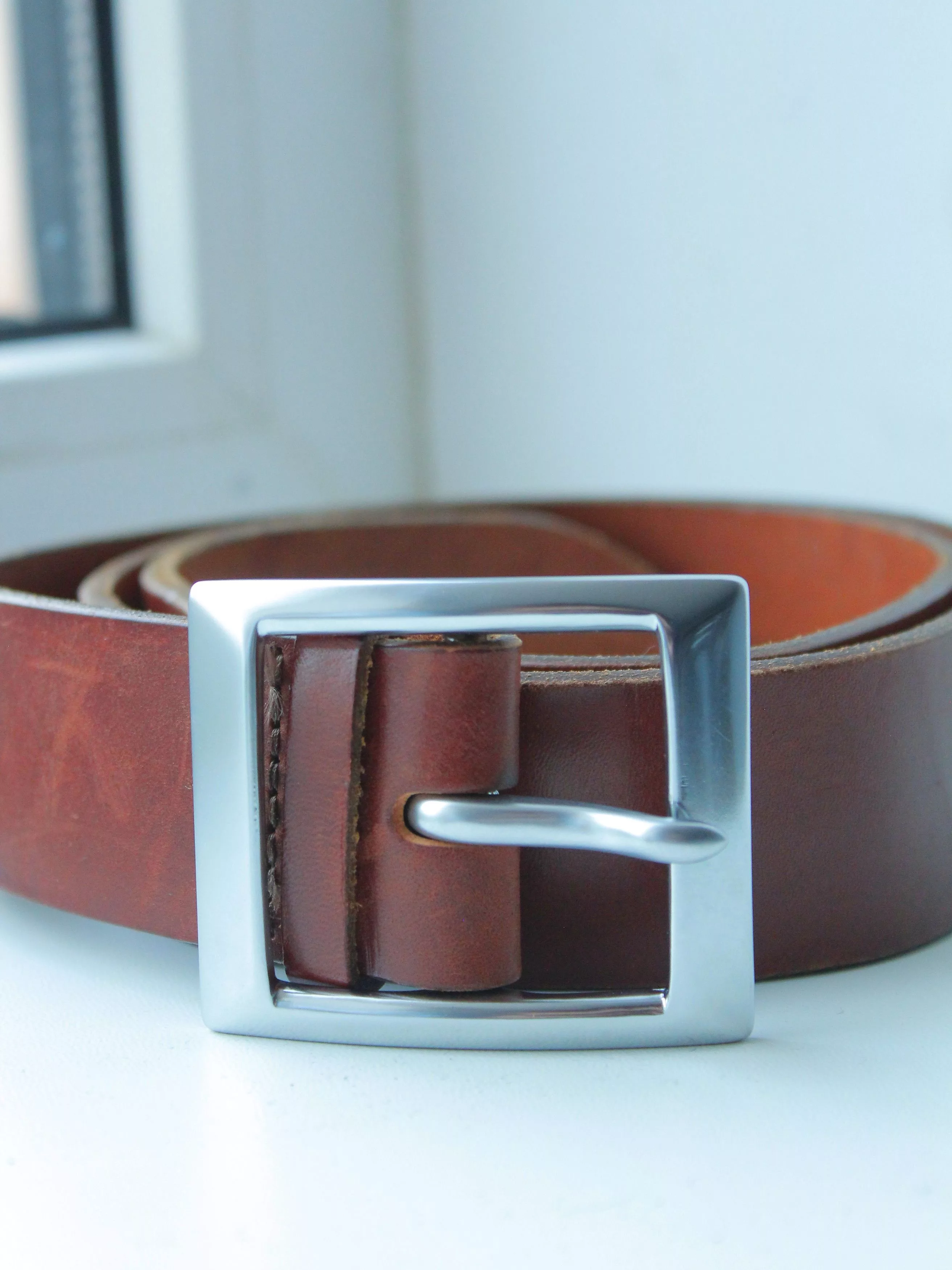 Orciani Belts Claudio Orciani Leather Belt Brown Italy nail buckle Luxury