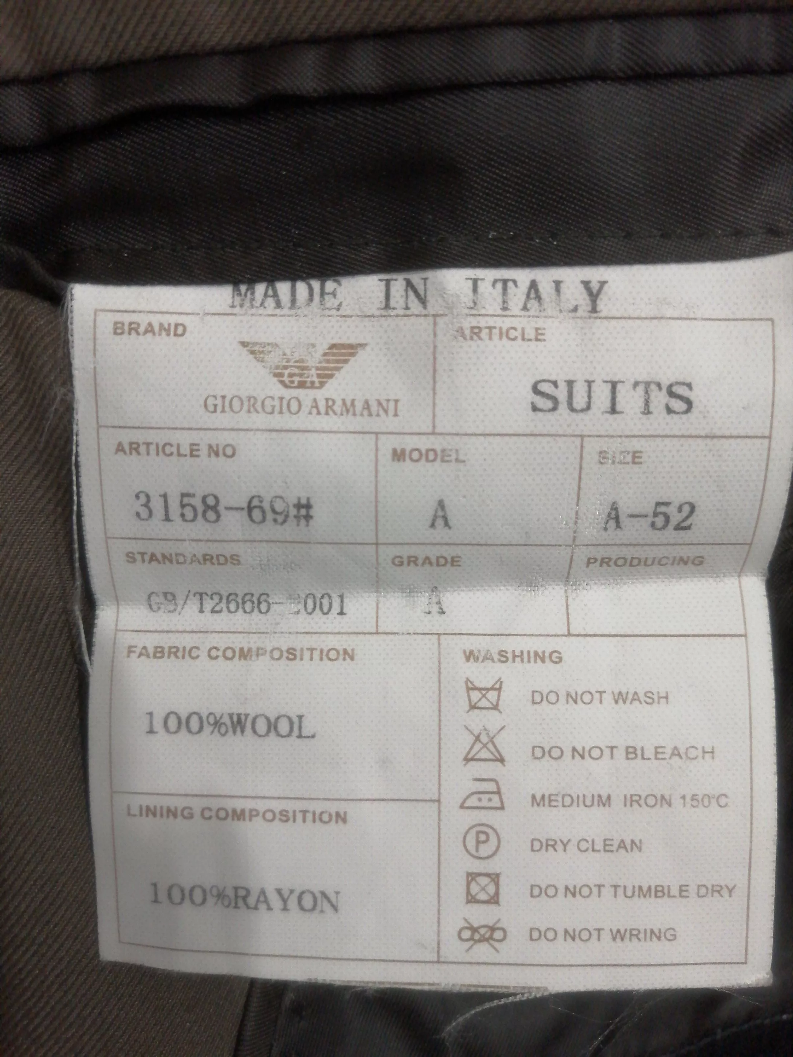 Giorgio Armani Light Jackets Giorgio Armani Stylish Blazer Suit Jacket Multi