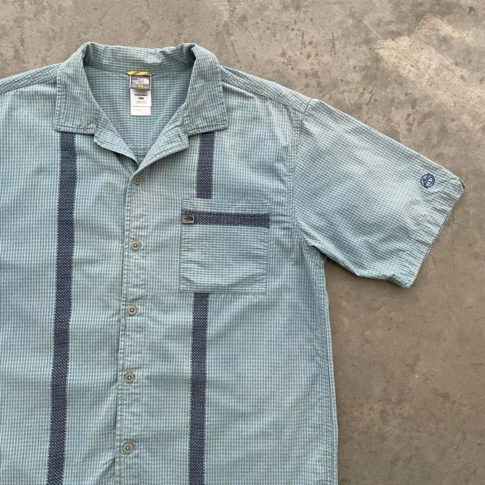 The North Face Shirts Button Ups The North Face A5 Blue Button Up Shirt