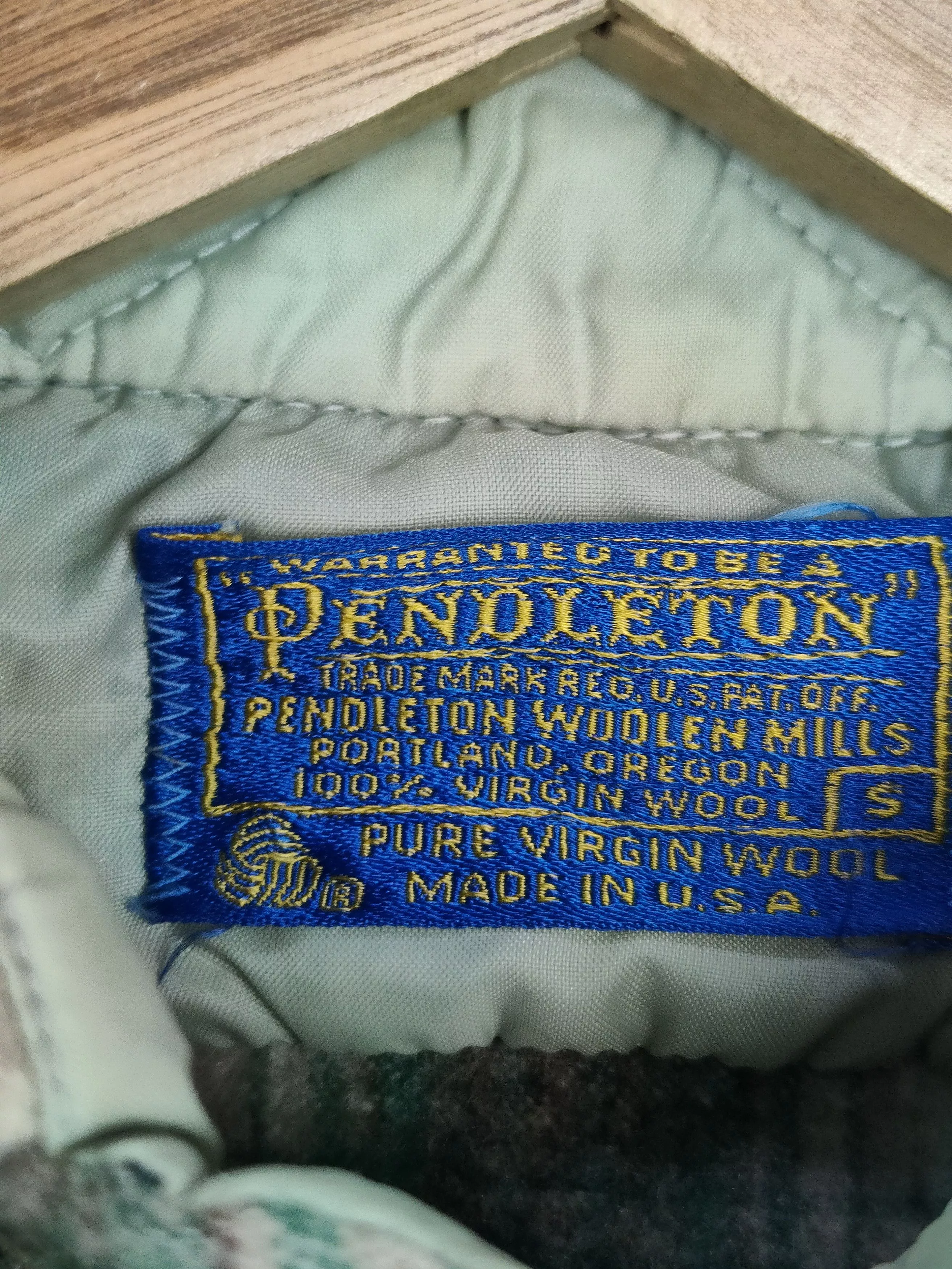 Pendleton Shirts Button Ups Pendleton × Vintage Vintage Pendleton Wool Flannel Shirt Green