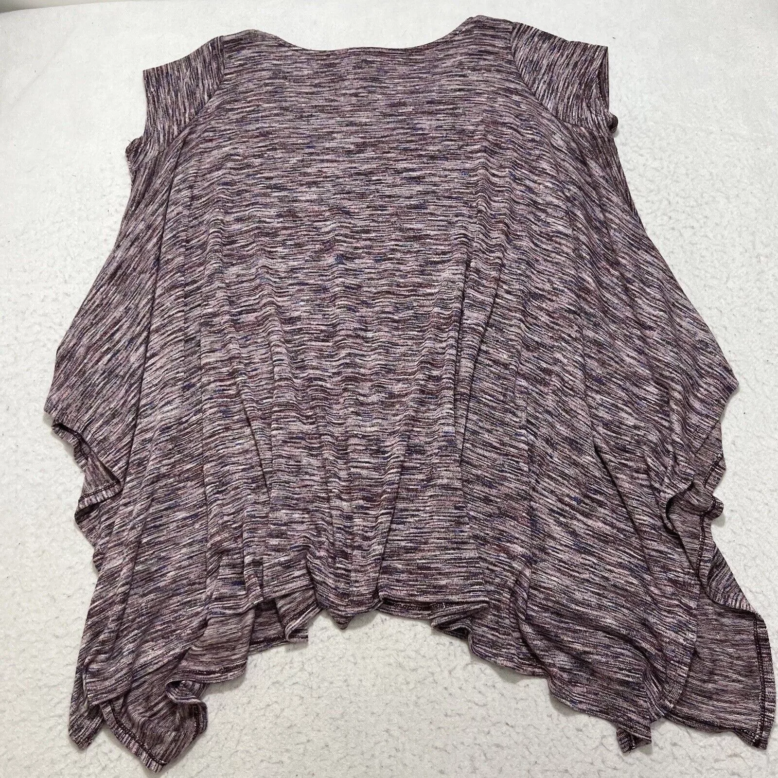Target Basics Sweaters Target Basics Knox Rose Oversized Short Sleeve Ombre Purple Boho Sweater