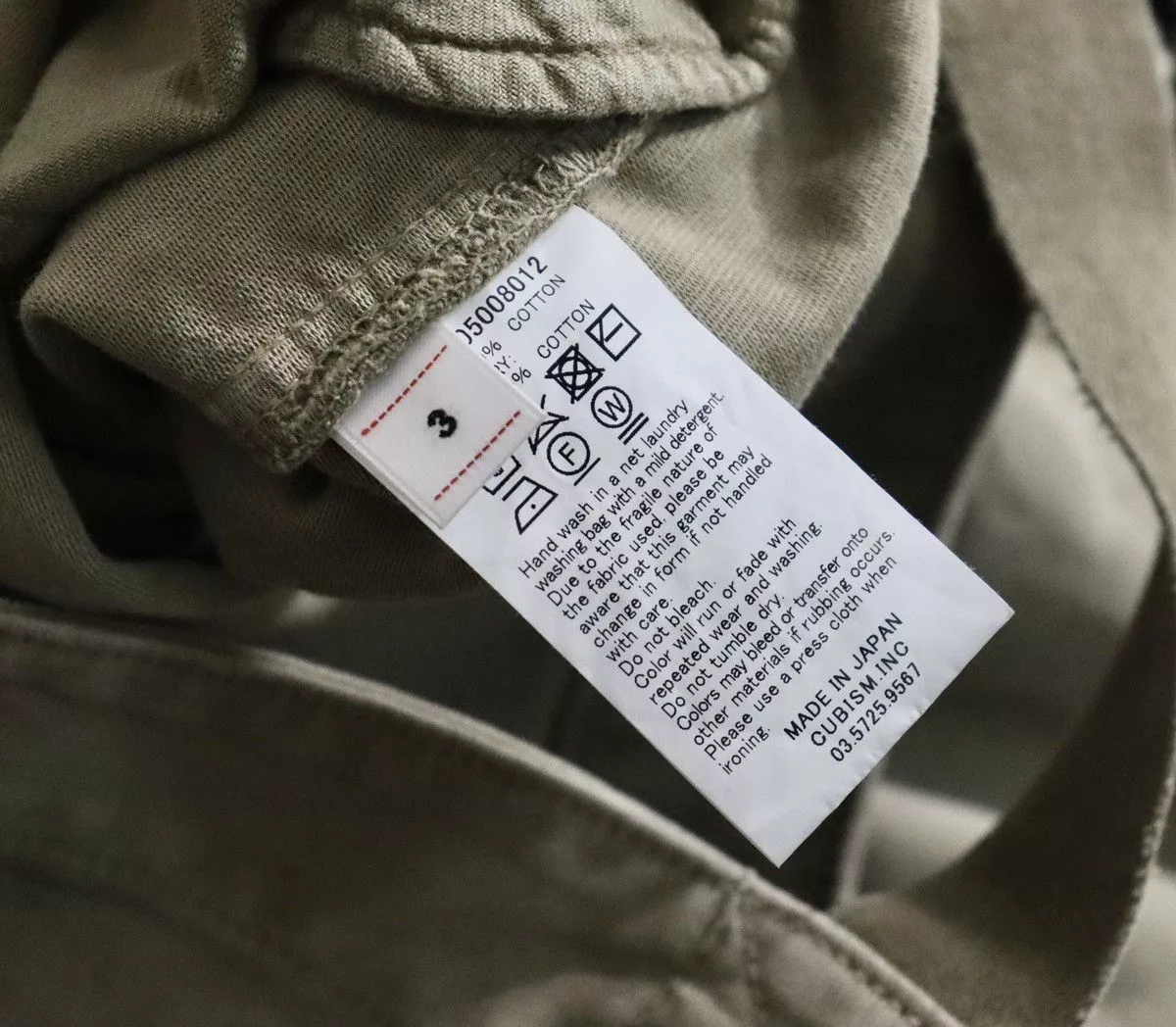 Visvim Casual Pants Visvim 22ss Overalls G.Cords Beige