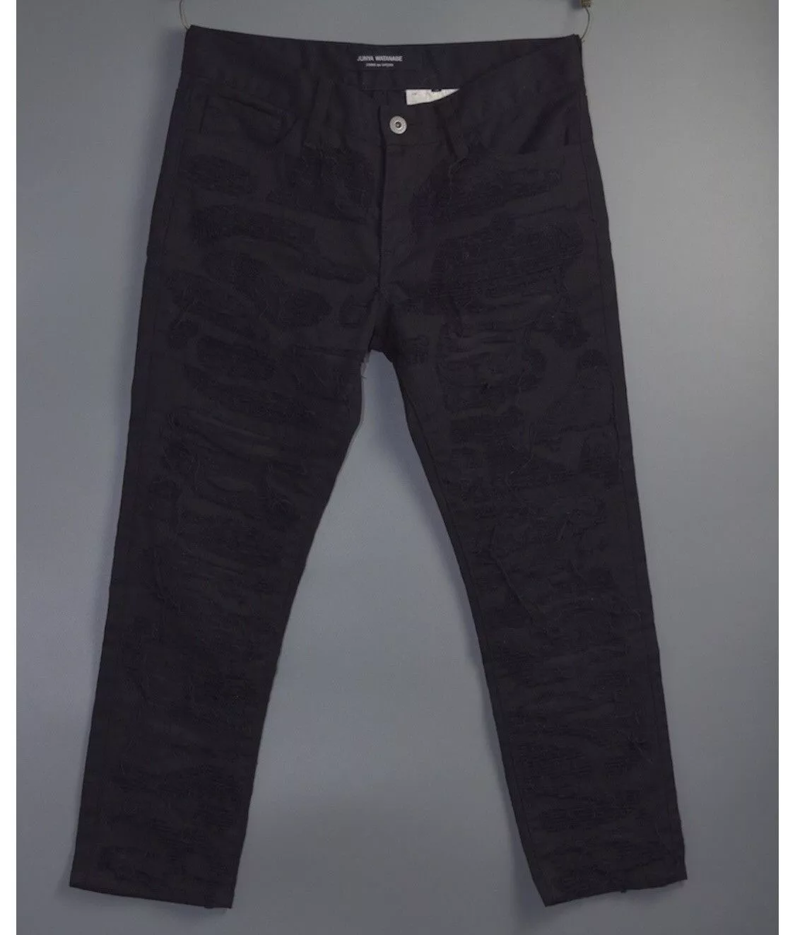 Comme des Garcons Denim Comme des Garcons × Junya Watanabe Junya Watanabe Comme Des Garçons AD2011 Distresed Denim Black