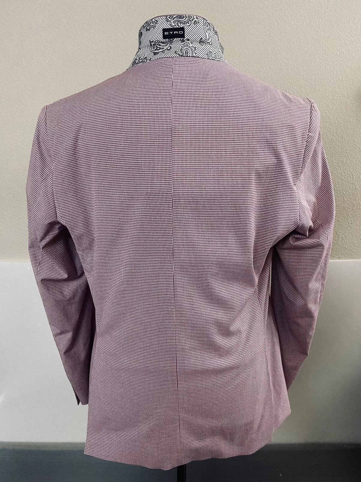 Etro Blazers Etro red check 2 Btn 007 safari leisure jacket nwt Multi