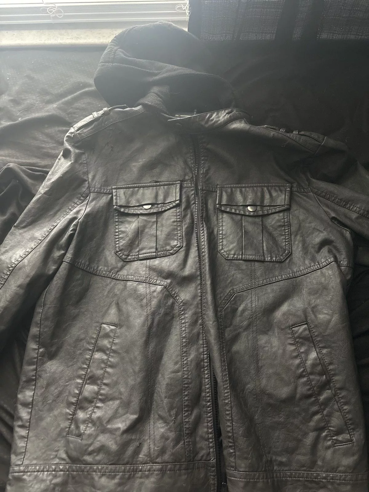 Other Leather Jackets Other Black Leather Jacket Streetwear