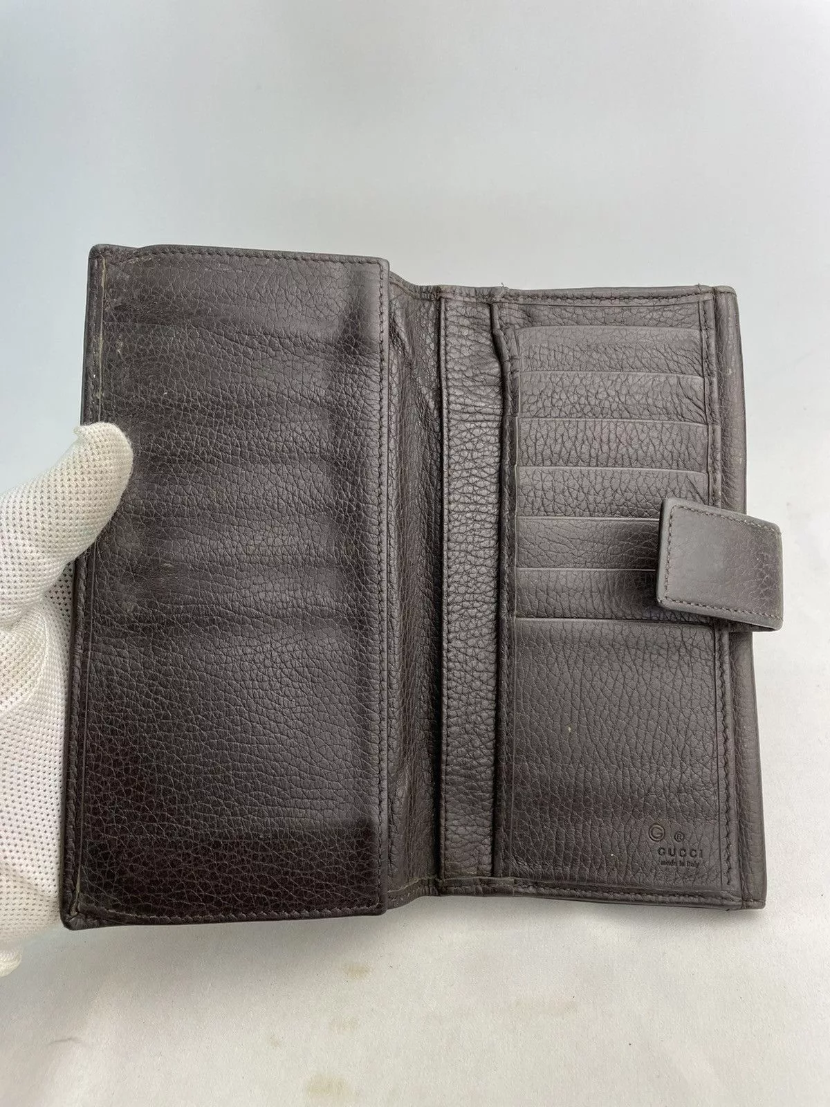 Gucci Wallets ❌Last Drop❌ Auth Vintage Gucci Brown Leather Long wallet