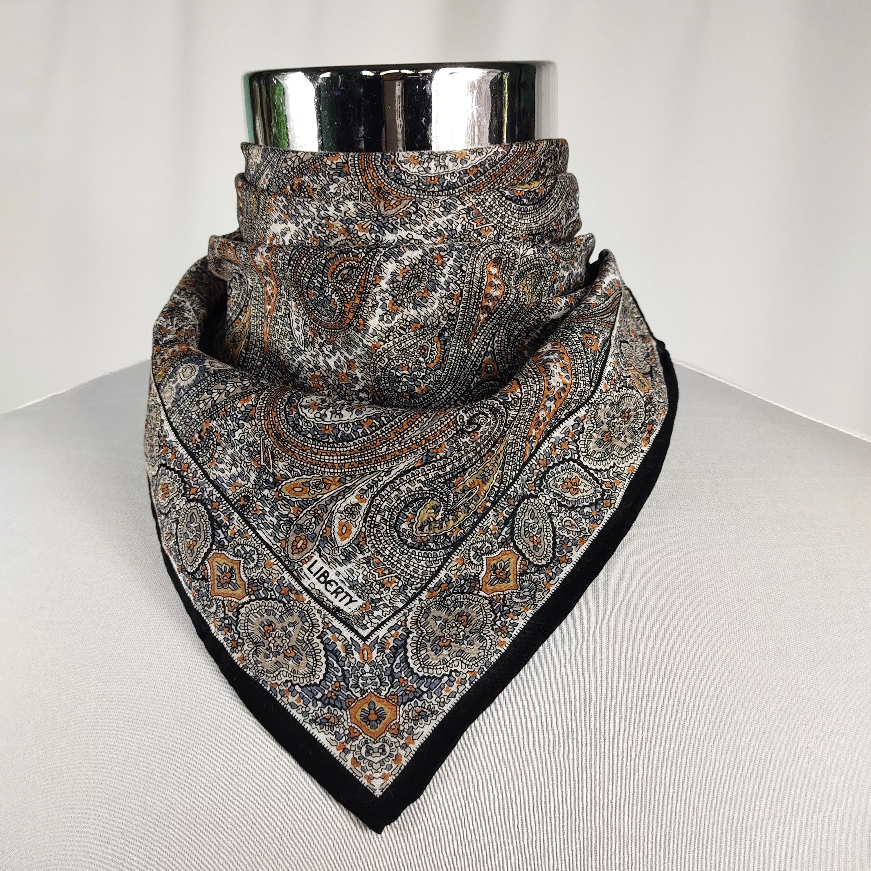 Liberty Ties Pocketsquares Liberty × Vintage Liberty Handkerchief / Neckerchief / Bandana FZ345 Multi