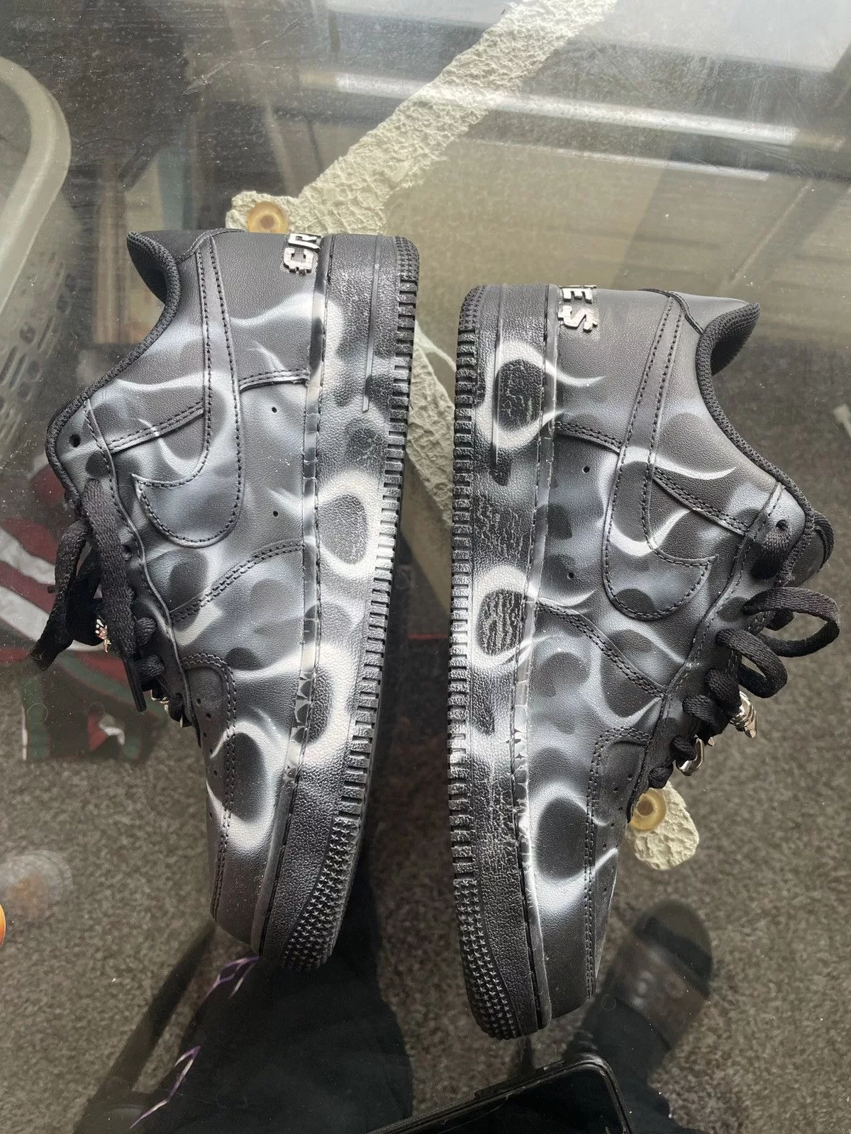 Nike Low Top Sneakers Nike Air Force 1 Custom Black