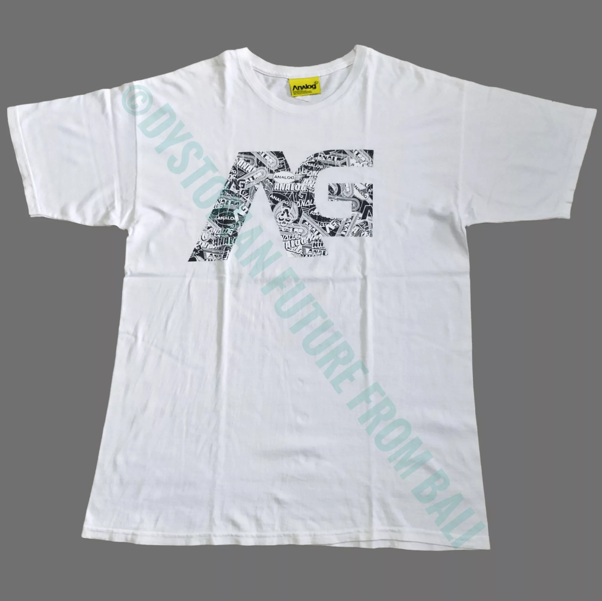 Analog Short Sleeve T Shirts Analog AG Logo T-shirt White
